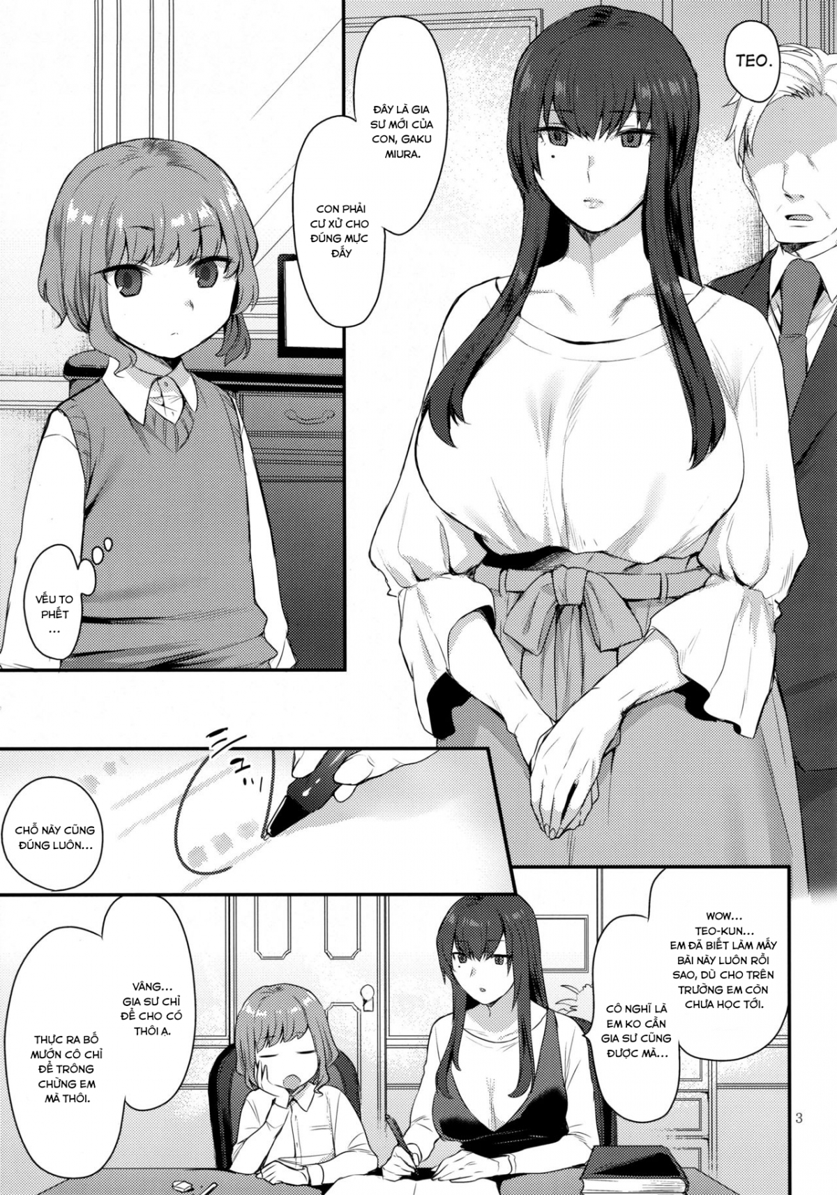 Đọc truyện hentai Gia sư của tôi - Oneshot