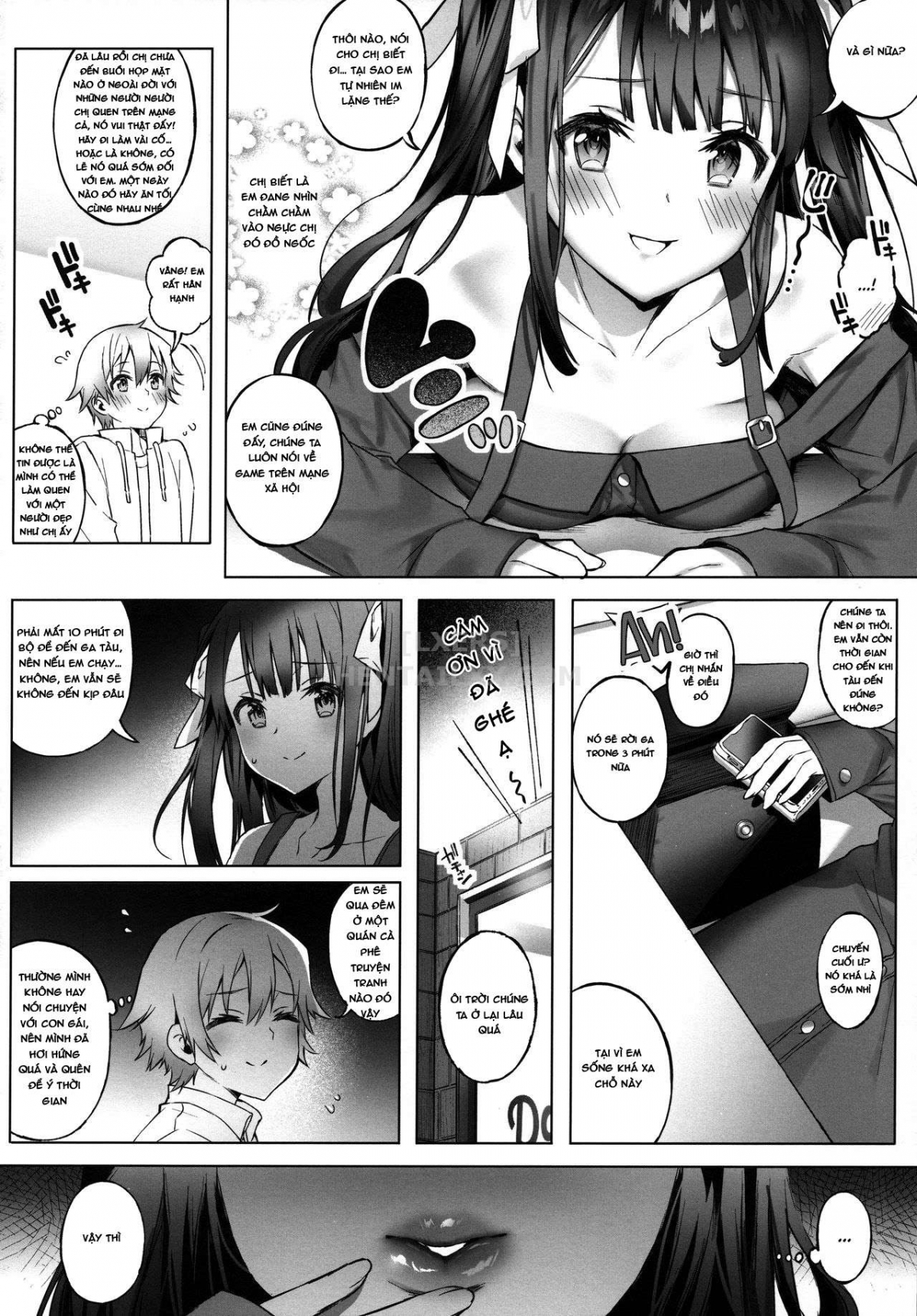 Đọc truyện hentai Off-Pako Onee-San Wa Gaman Ga Dekinai - Oneshot
