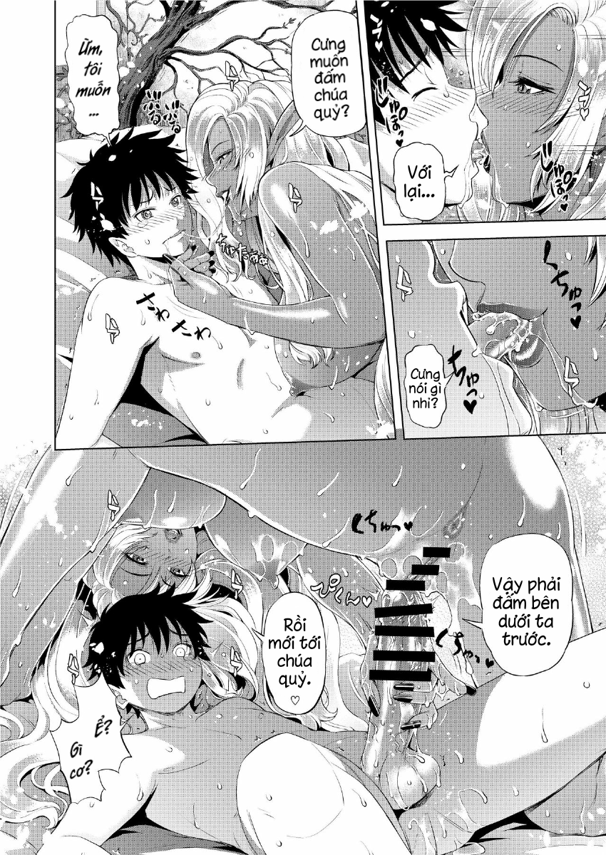 Đọc truyện hentai Maou Taiji no Mae ni Yaru Koto ga Aru - Nhân văn ngọt ngào !