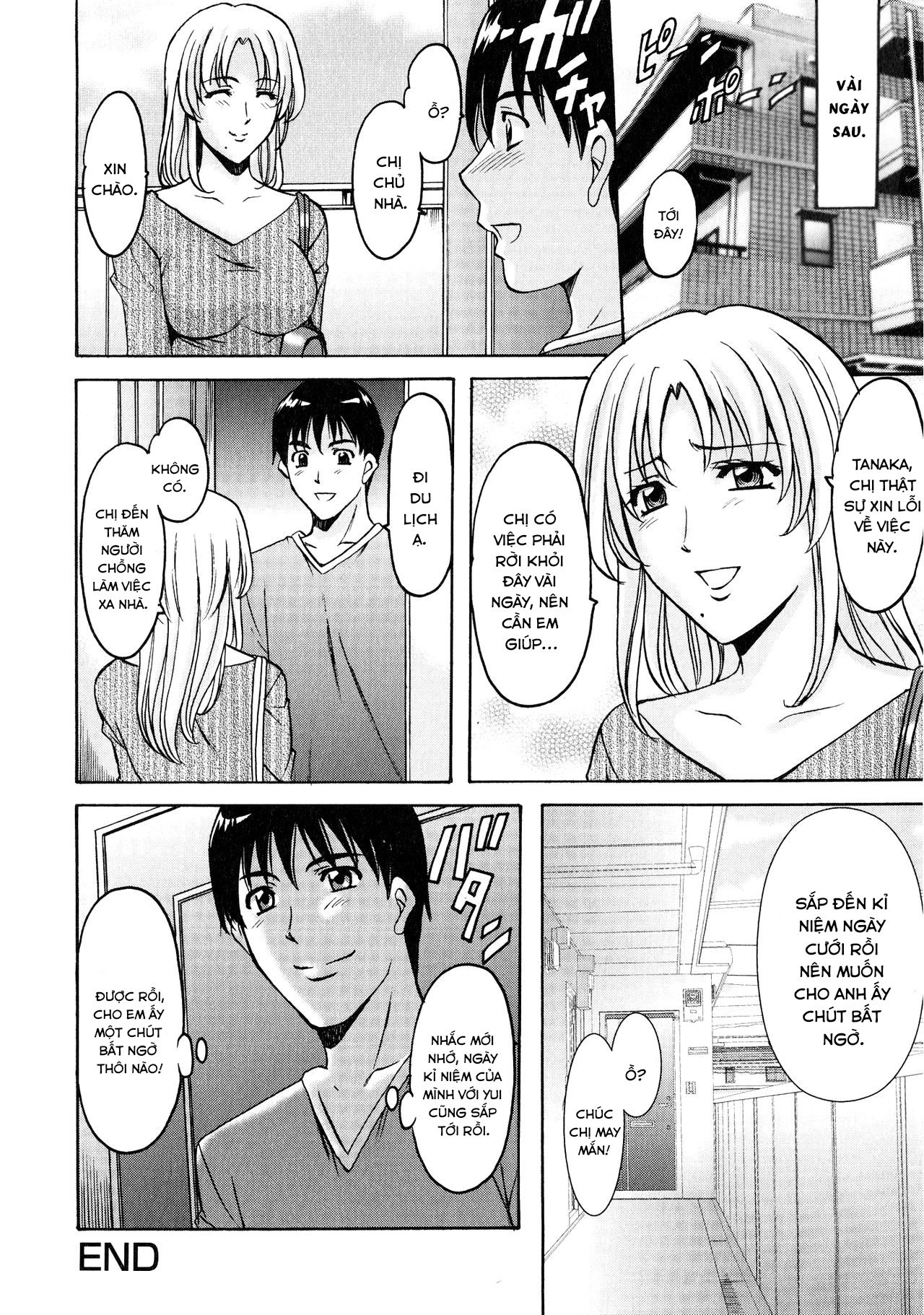 Đọc truyện hentai Yuuwaku no Toshiue Apartment - Chap 6