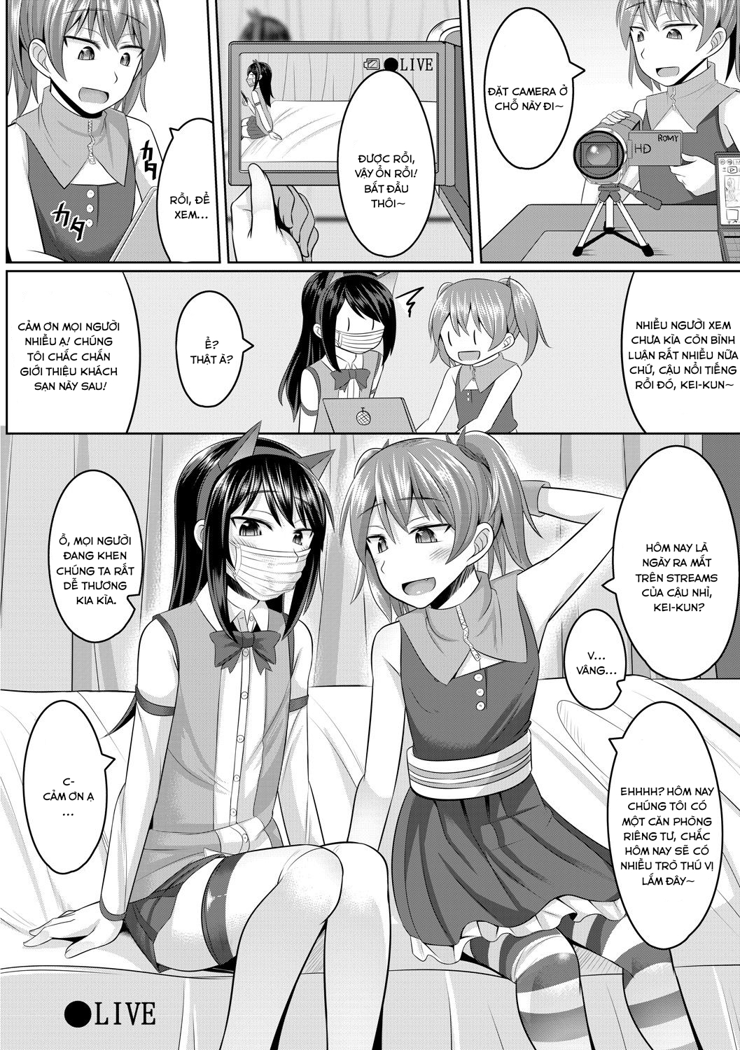 Đọc truyện hentai Cosplay Otokonoko-tachi ~ Ushiro no Ana ni Iretai Kankei - Chap 1