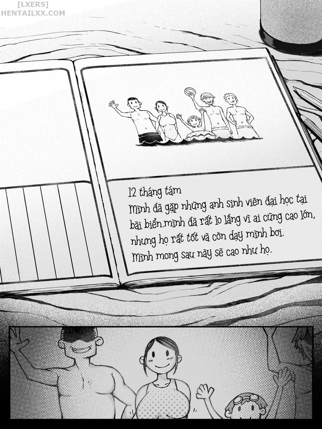 Đọc truyện hentai Hahagui Ottori Okaasan ga Toshishita Yarichin ni Nerawareru Toki - Chap 1A