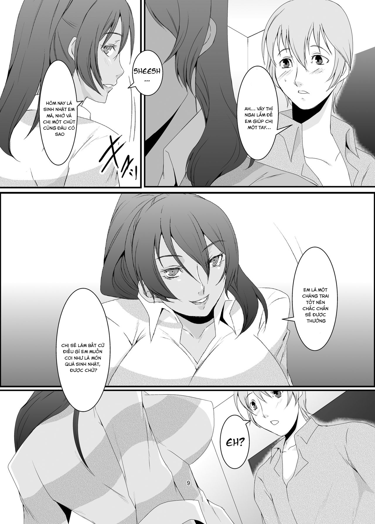 Đọc truyện hentai Oku-sama wa Moto Yariman - Chap 1