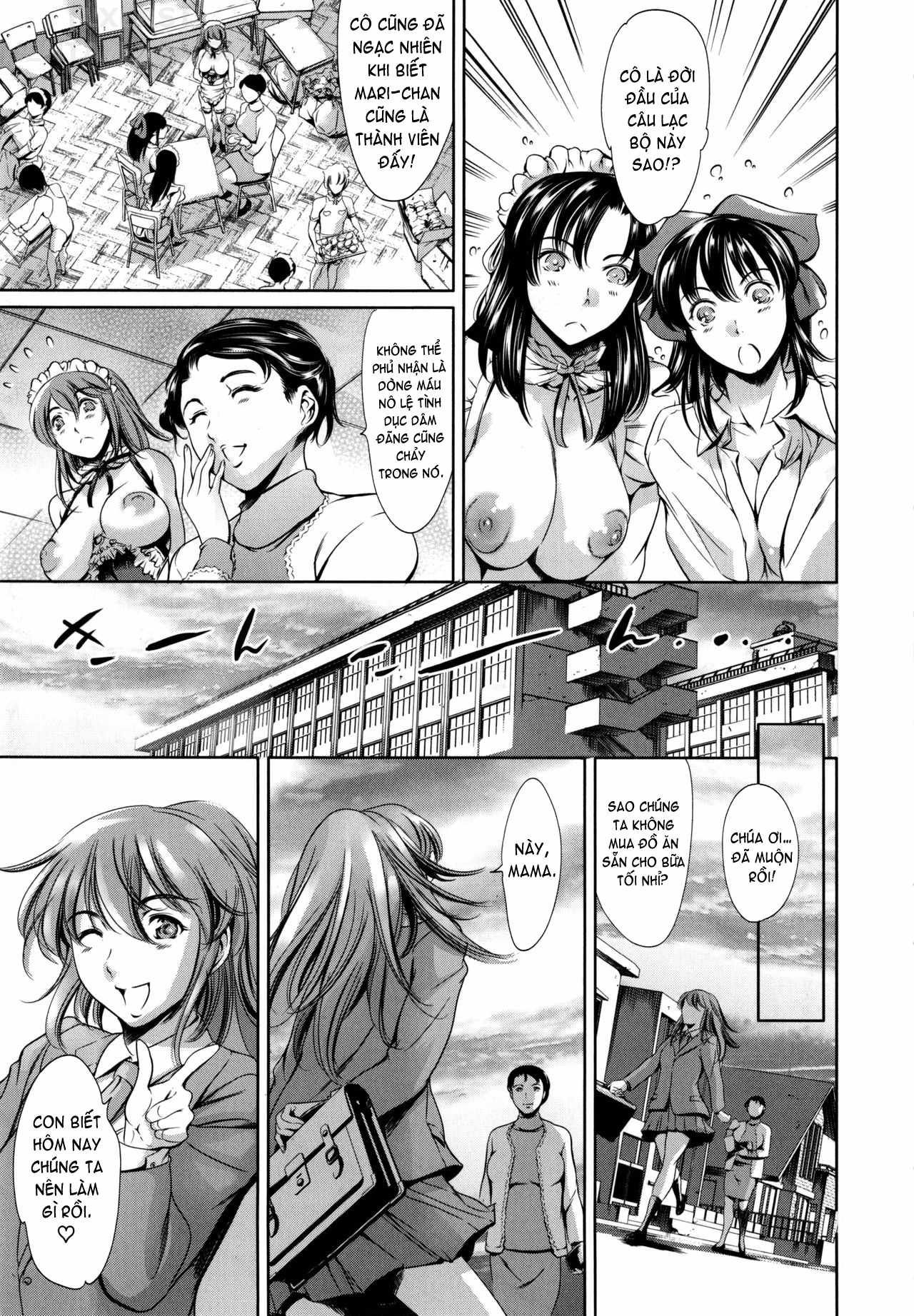 Đọc truyện hentai Houkago Dorei Club +1 - Chap 8