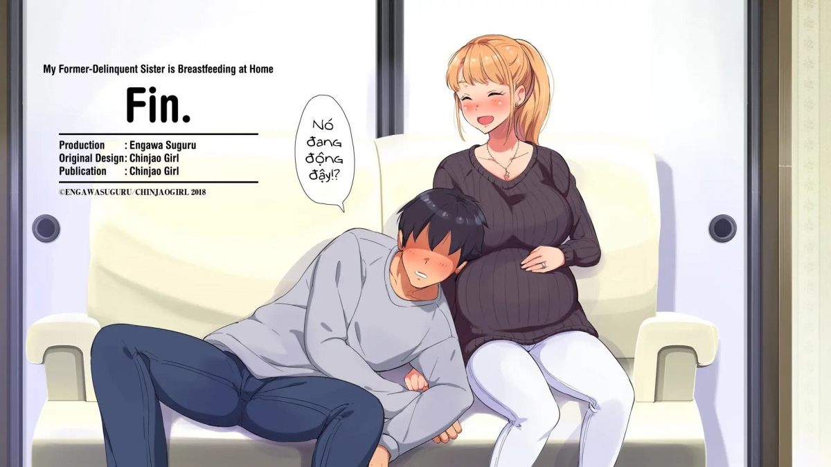 Đọc truyện hentai MY FORMER-DELINQUENT SISTER IS BREASTFEEDING AT HOME - Chap 11 [End]