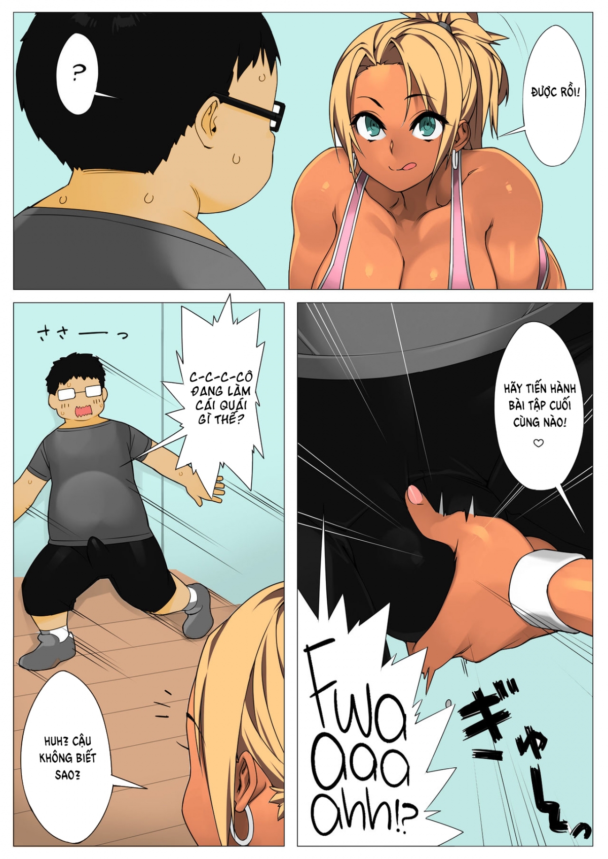 Đọc truyện hentai Nhún nhảy ở phòng gym - Không che + Full màu