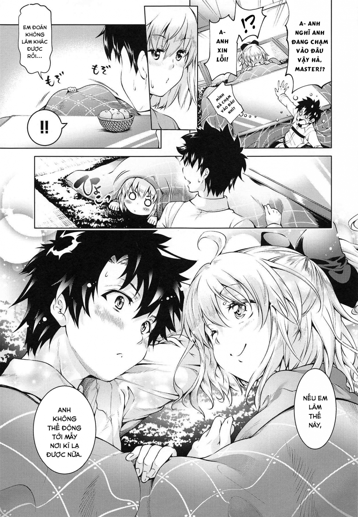 Đọc truyện hentai Okita-san to Kotatsu Ecchi - Oneshot