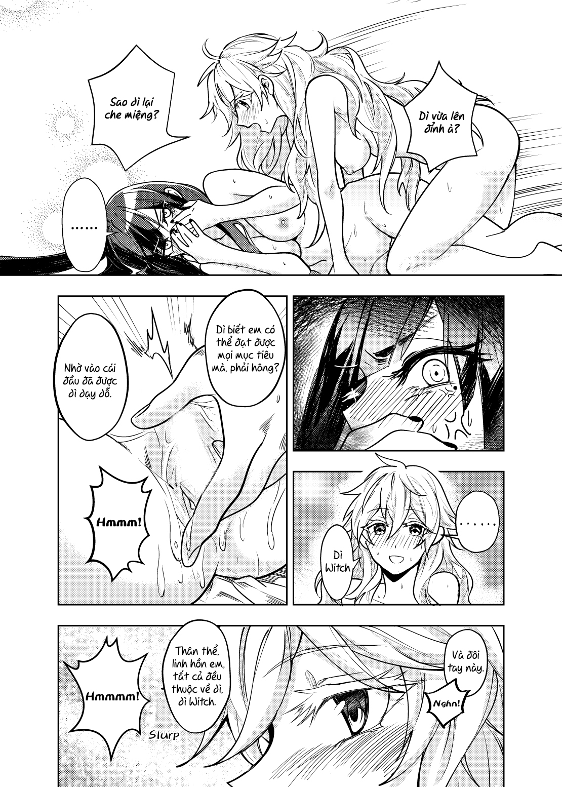 Đọc truyện hentai Tiểu Bạch và Ả Phù Thủy - Oneshot