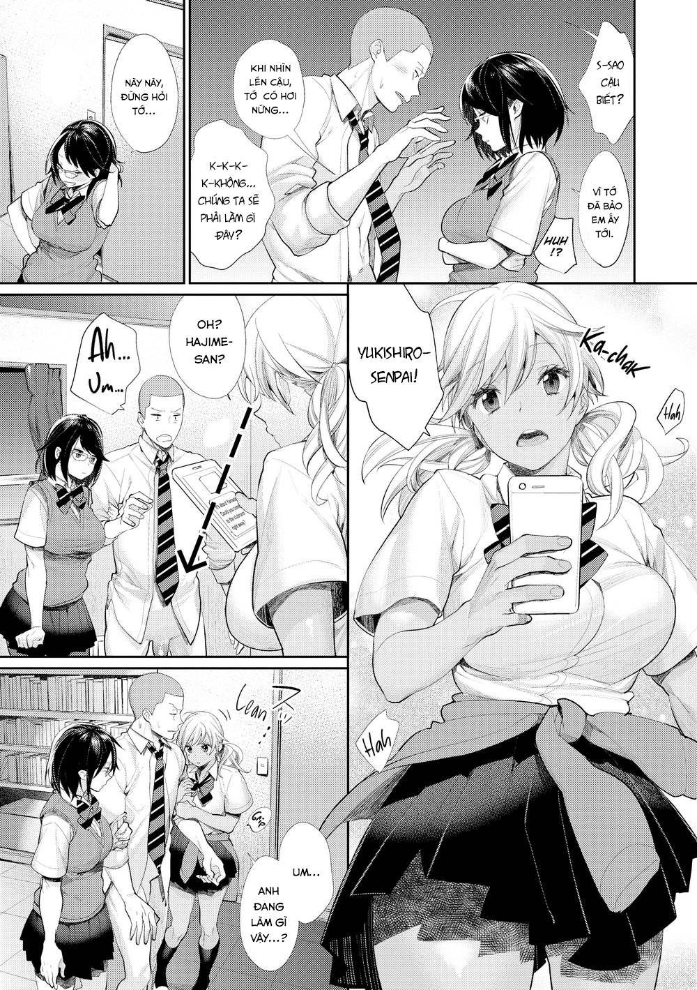 Đọc truyện hentai Lạc và CLB của những coi gái Otaku - Chao 4