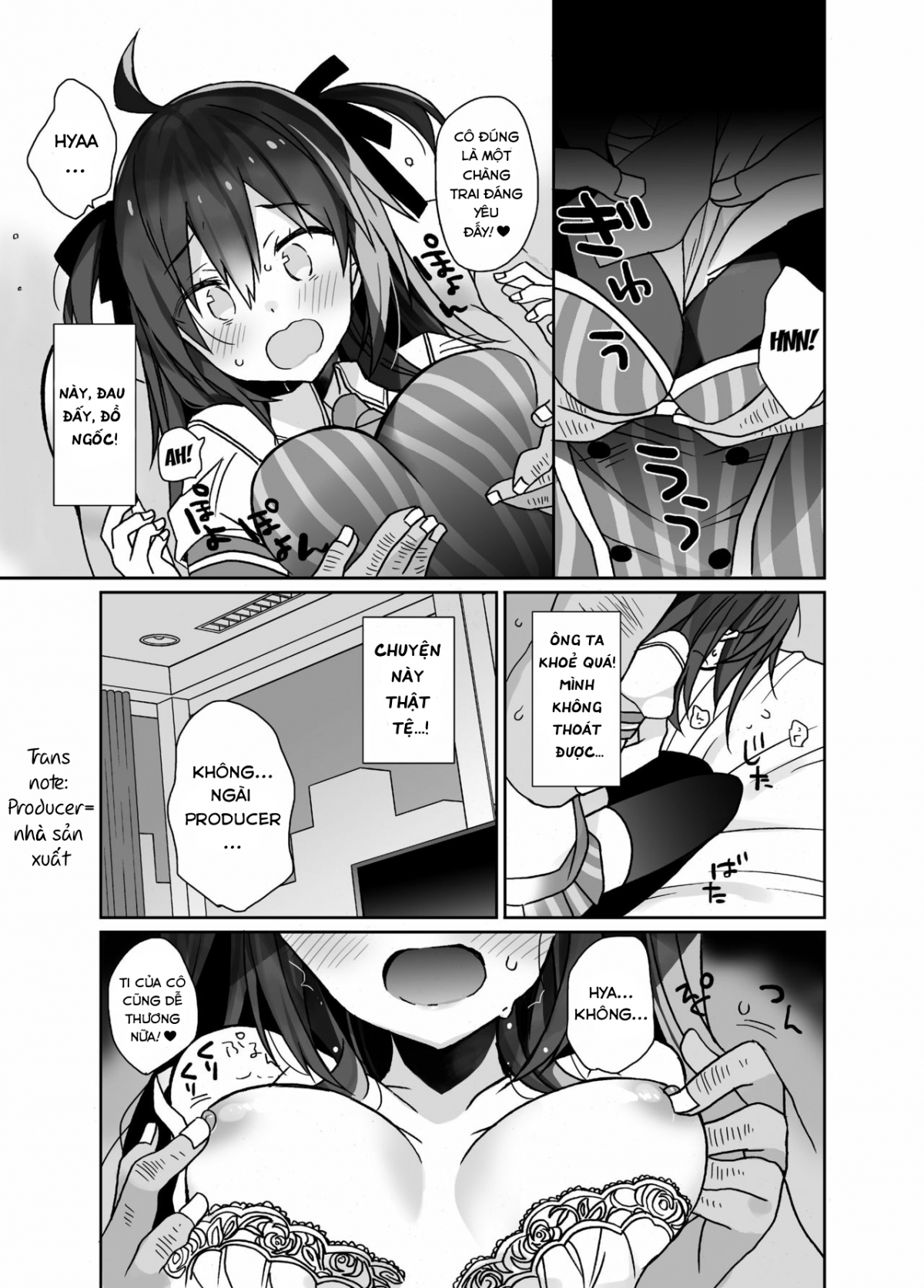 Đọc truyện hentai Nyotaika Shita Ore no Tadareta Idol Seikatsu - Oneshot