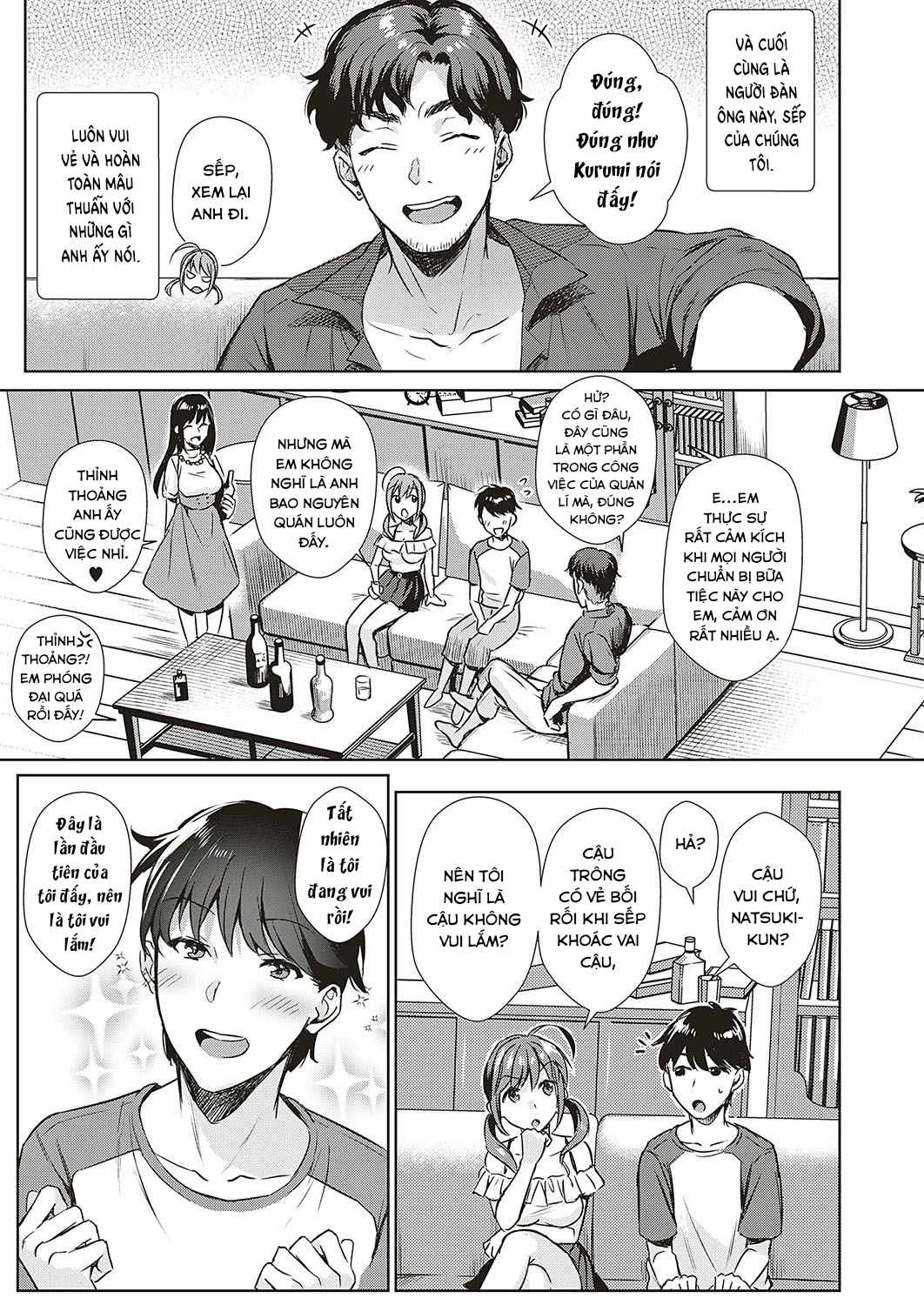 Đọc truyện hentai Bữa Tiệc Hoán Đổi!? - Chap 1