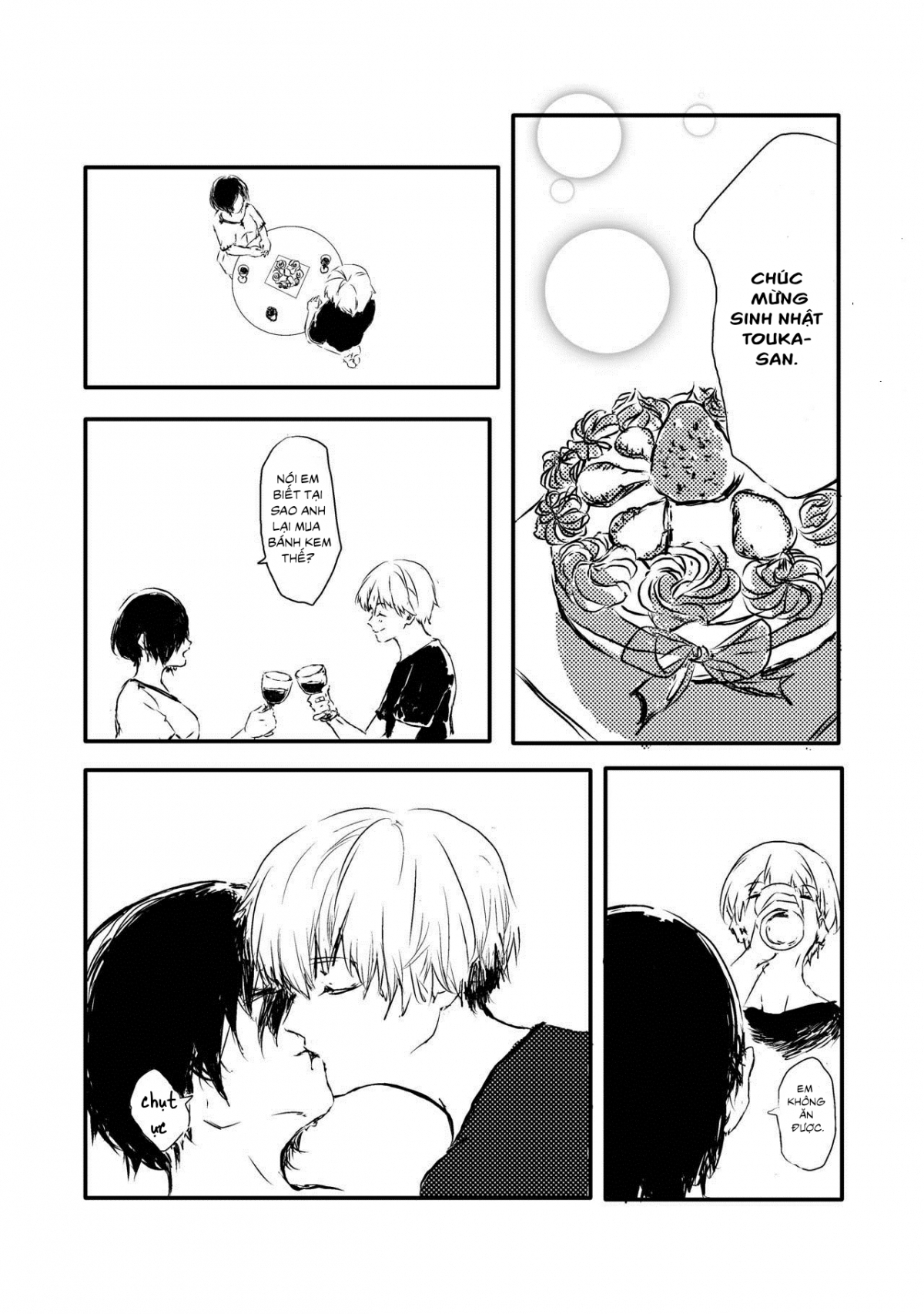 Đọc truyện hentai Hòa Quyện Và Trở Nên Một Thịt (Tokyo Ghoul) - Oneshot
