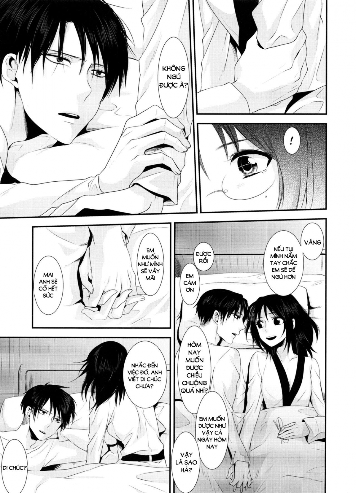 Đọc truyện hentai Kiss me once again (Shingeki no Kyojin) - Chap 3