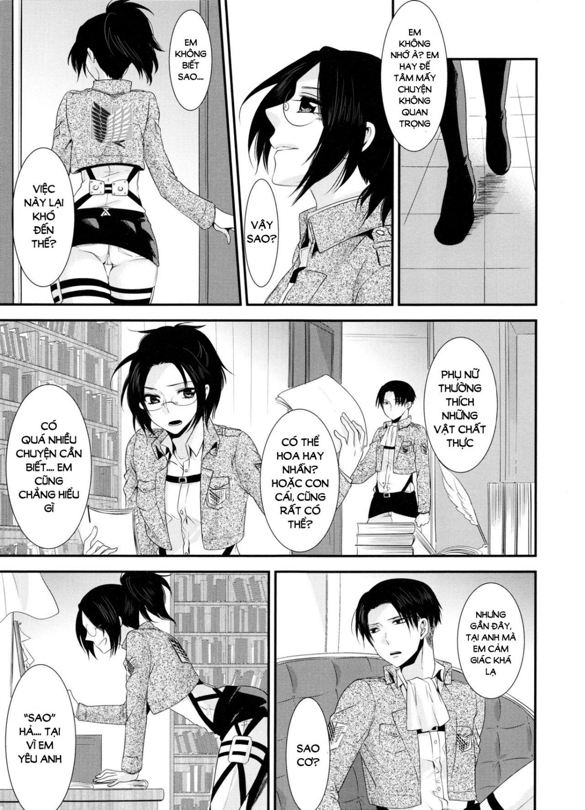 Đọc truyện hentai Kiss me once again (Shingeki no Kyojin) - Chap 2