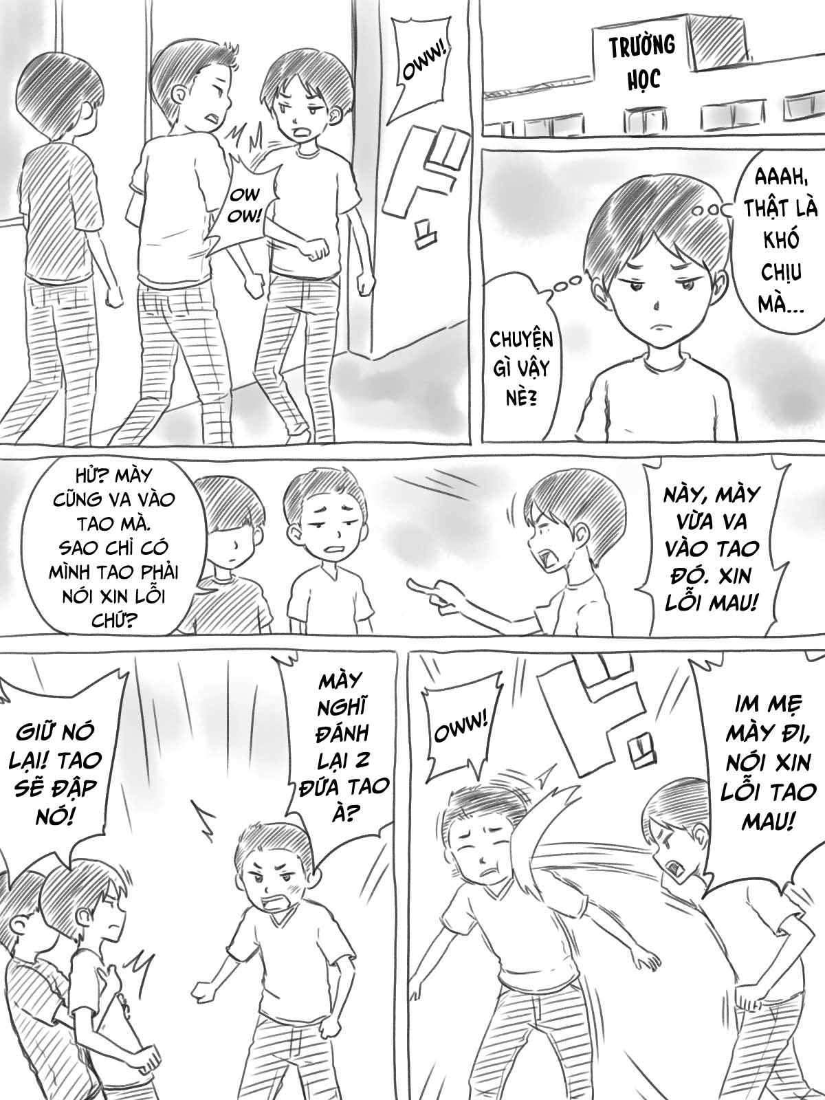 Đọc truyện hentai Iraira Shounen - Chap 1