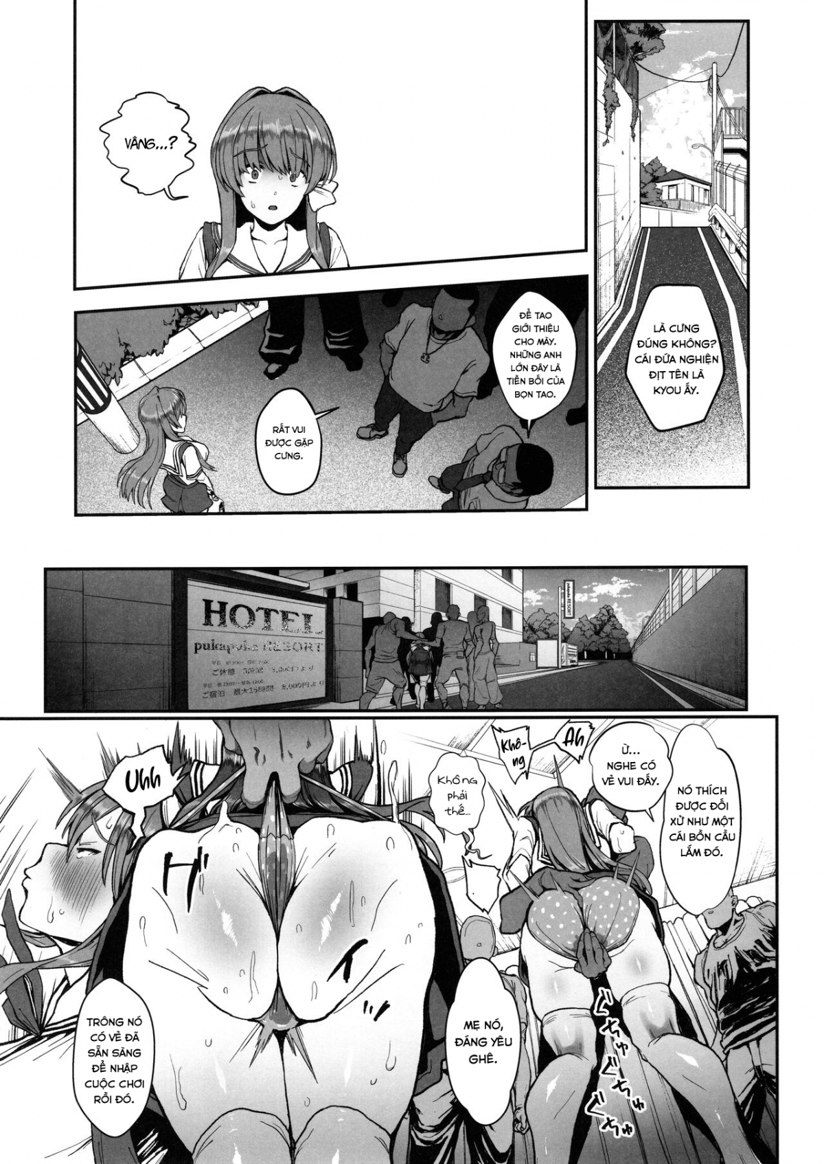 Đọc truyện hentai Korashime -Fujibayashi Kyou no Yuuutsu- - Oneshot
