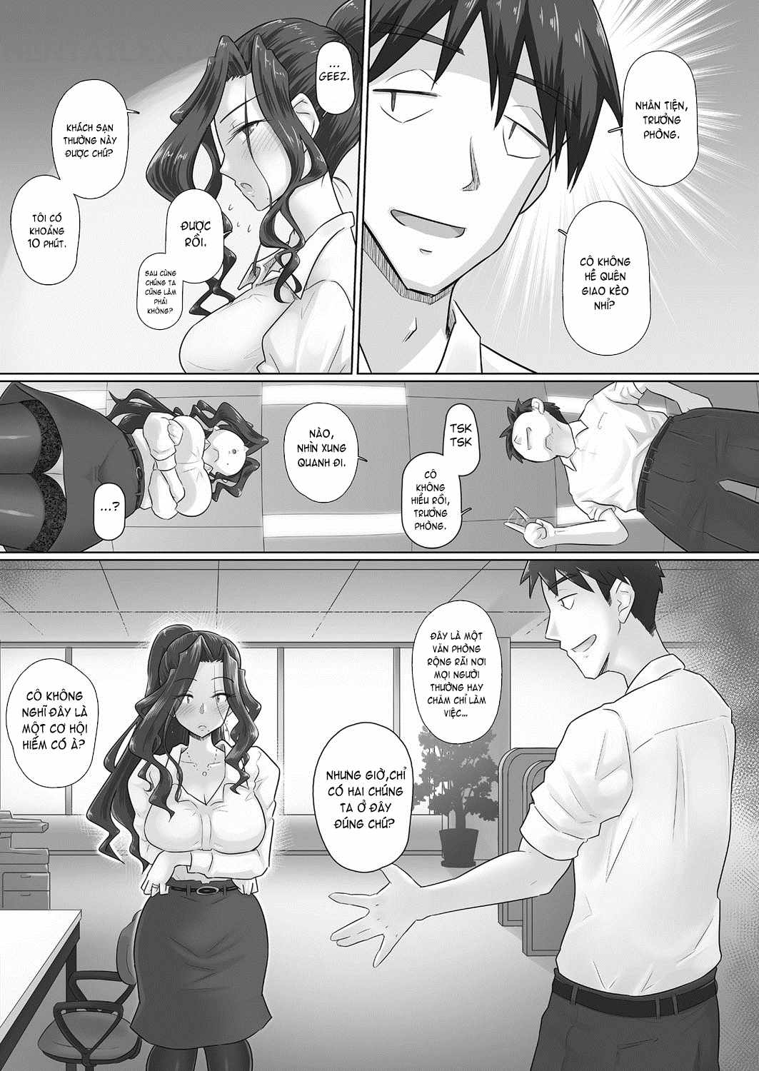 Đọc truyện hentai Ki no Tsuyoi Onna Joushi (31-sai Hitozuma) Matome - Chap 3 - [END]