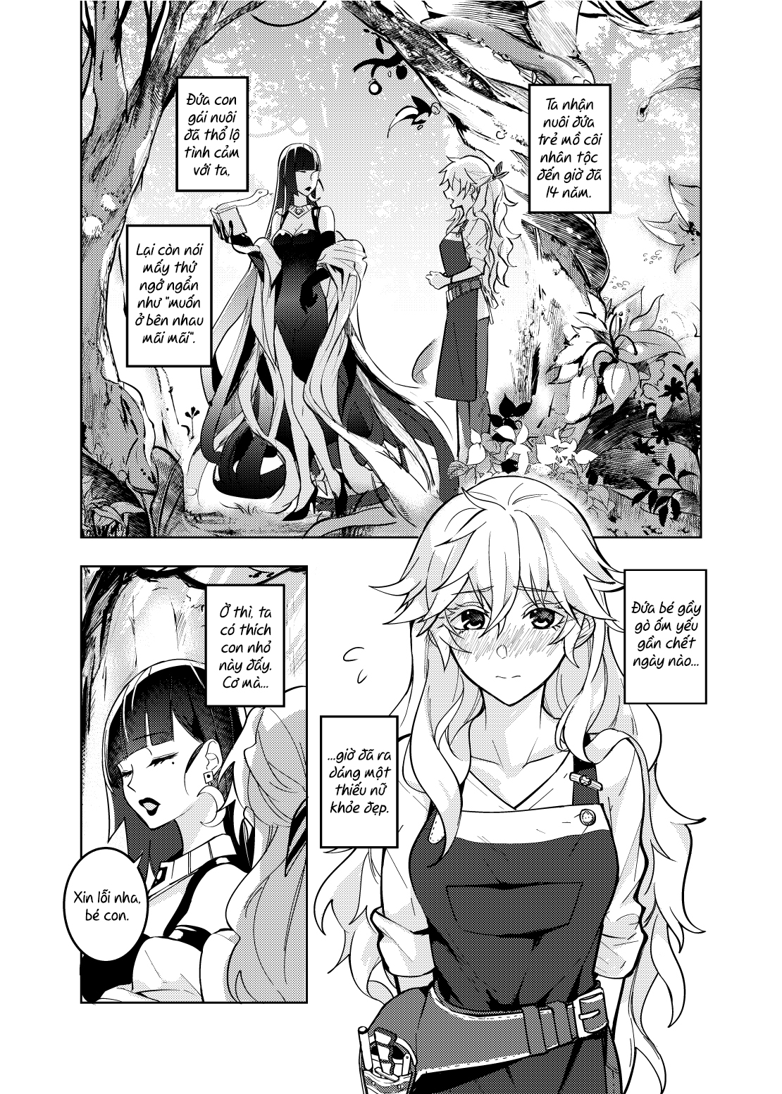 Đọc truyện hentai Tiểu Bạch và Ả Phù Thủy - Oneshot