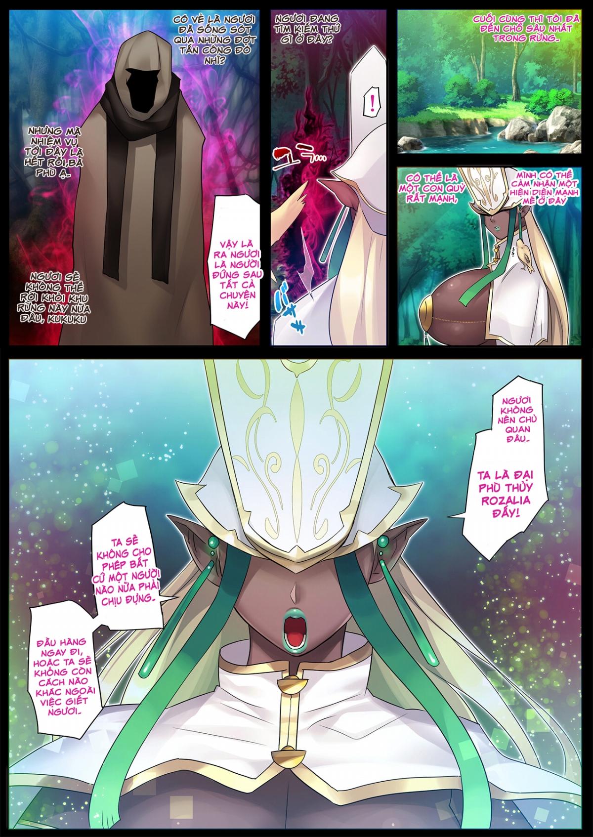 Đọc truyện hentai Sự Thất Bại Và Thụ Tinh Dành Cho Phù Thủy Rozalia - Chap 3!