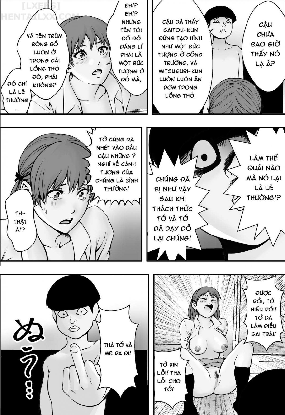 Đọc truyện hentai Mẹ thành chó, con gái thành chậu hoa. - Oneshot