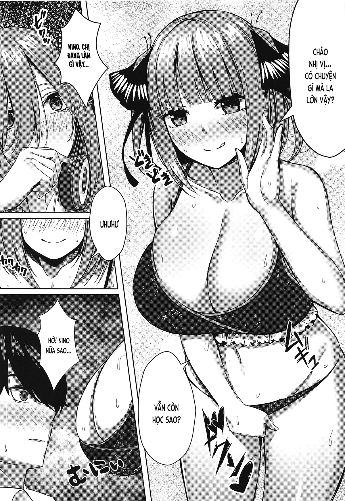 Đọc truyện hentai Hãy chọn cho công bằng! (Gotoubun no Hanayome) - Ch. 2