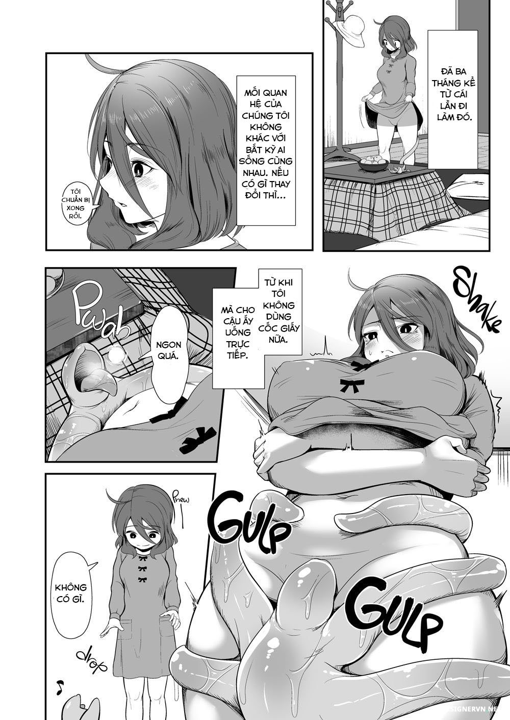 Đọc truyện hentai Sinh vật kỳ lạ và tôi - Oneshot