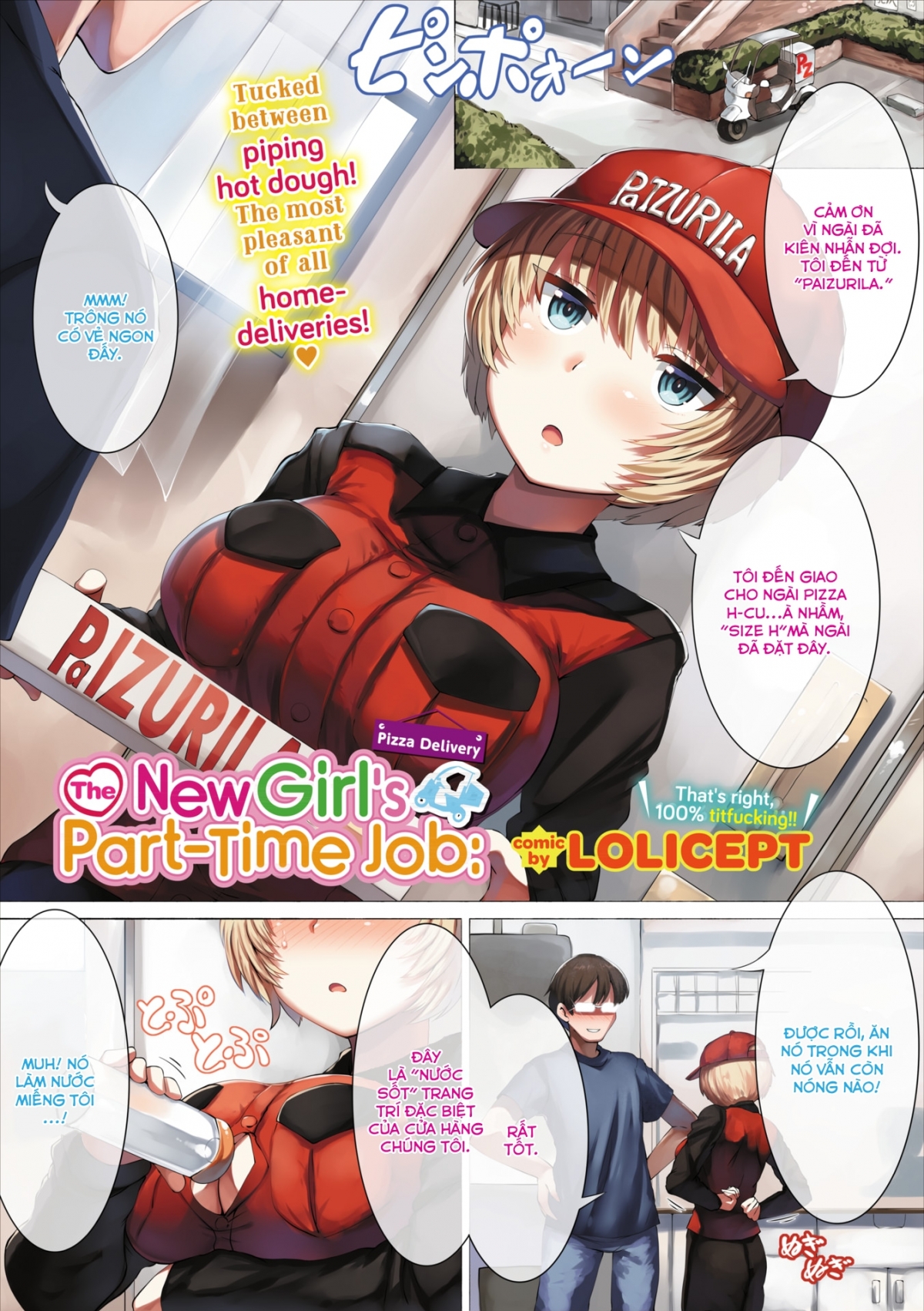 Đọc truyện hentai New Girl's Part-Time Job - Pizza Delivery