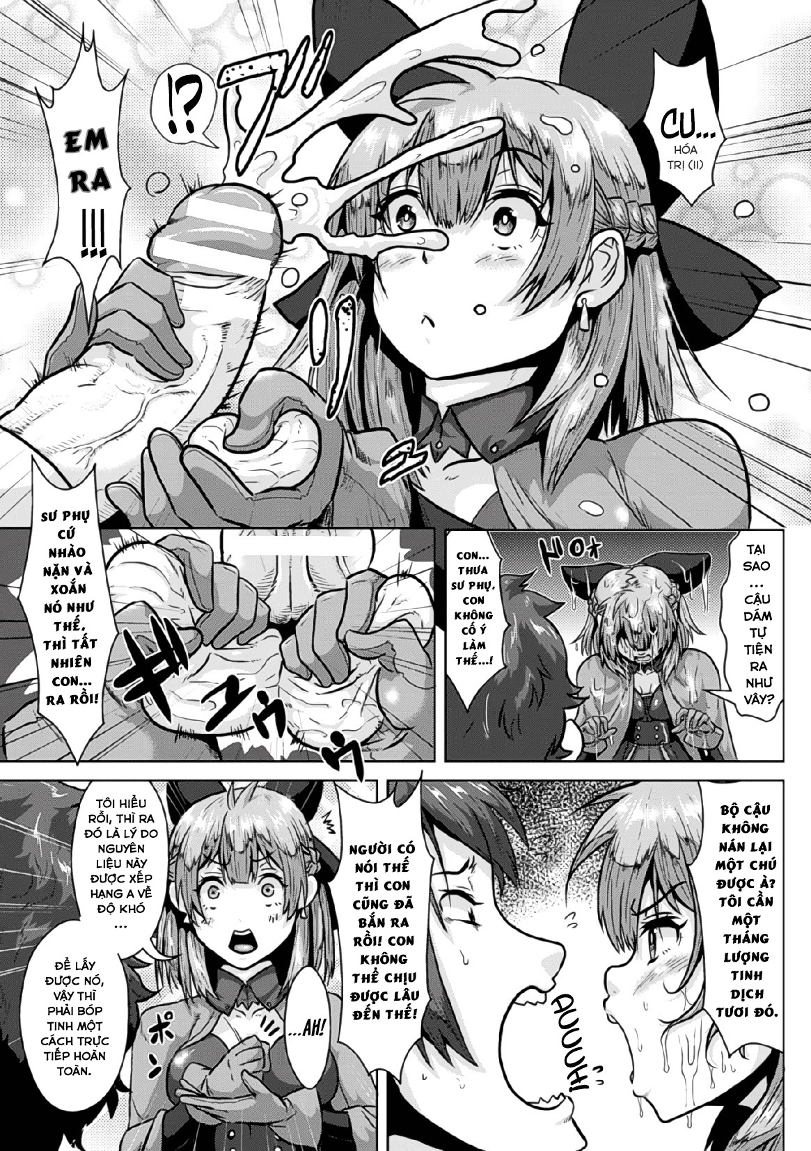 Đọc truyện hentai Binding Balls with Alchemy!? Squeezing Ripe Raw Material Difficulty Level A - Oneshot