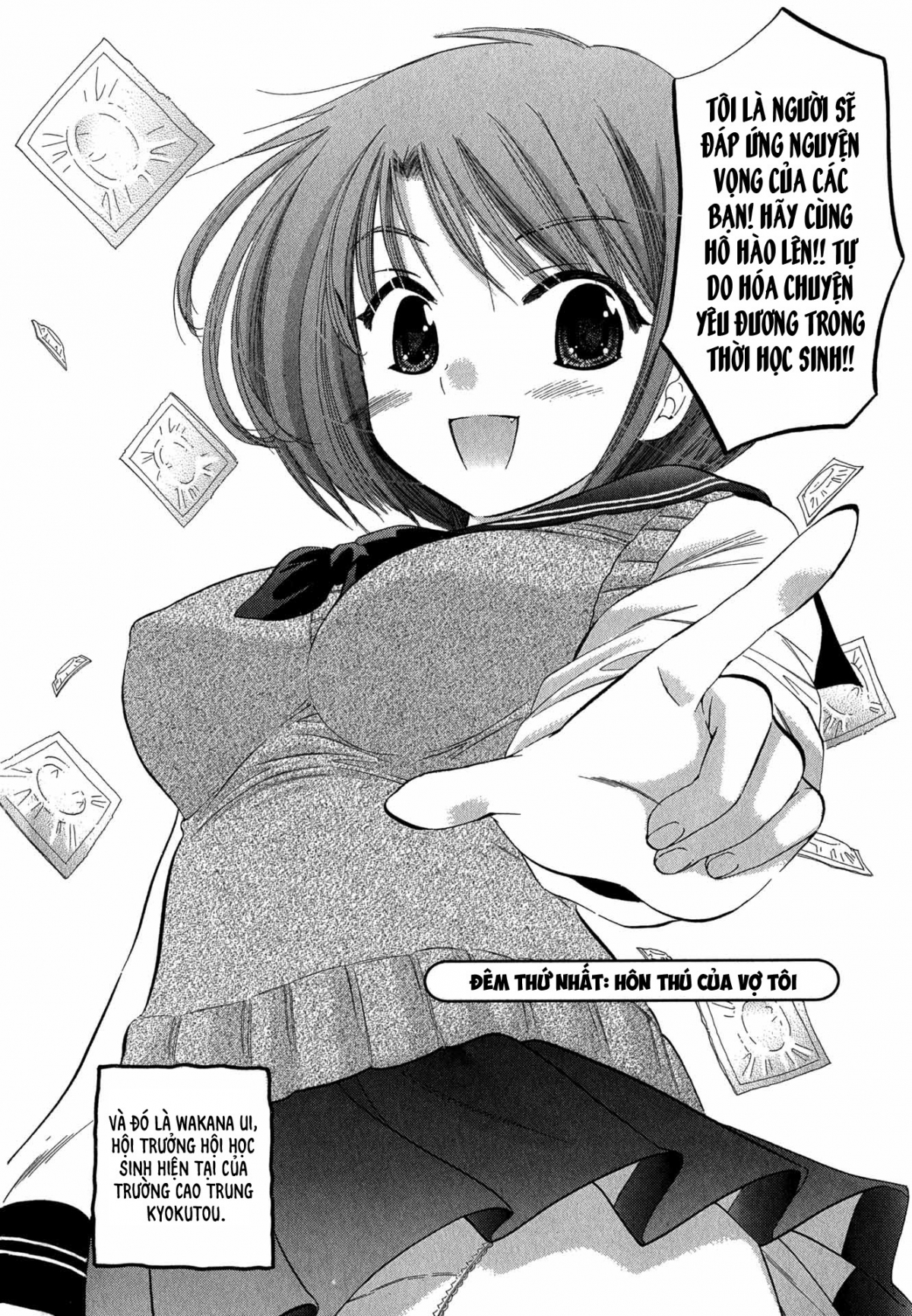 Đọc truyện hentai Vợ tôi là chủ tịch hội học sinh - Chap 1: Hôn thứ của vợ tôi