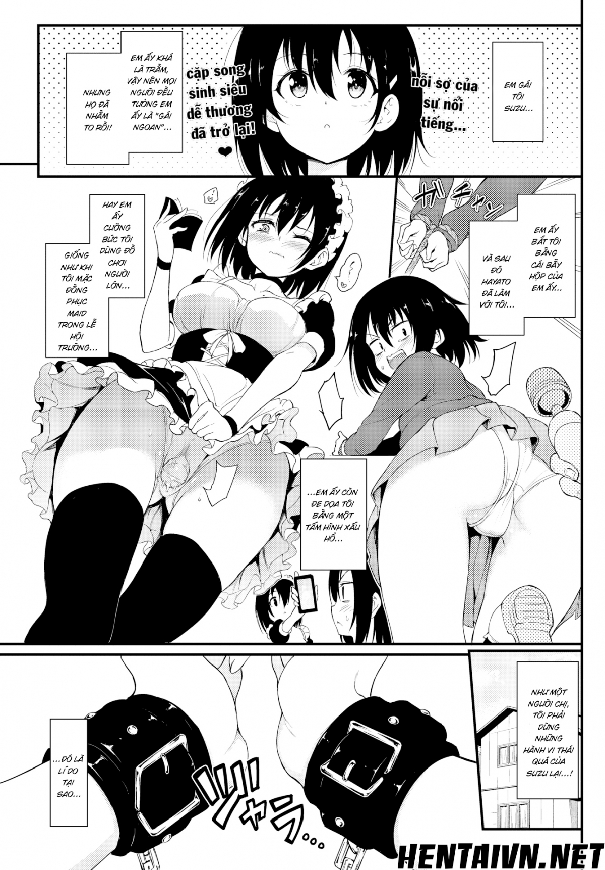 Đọc truyện hentai Suzu & Kaede 3 - Oneshot
