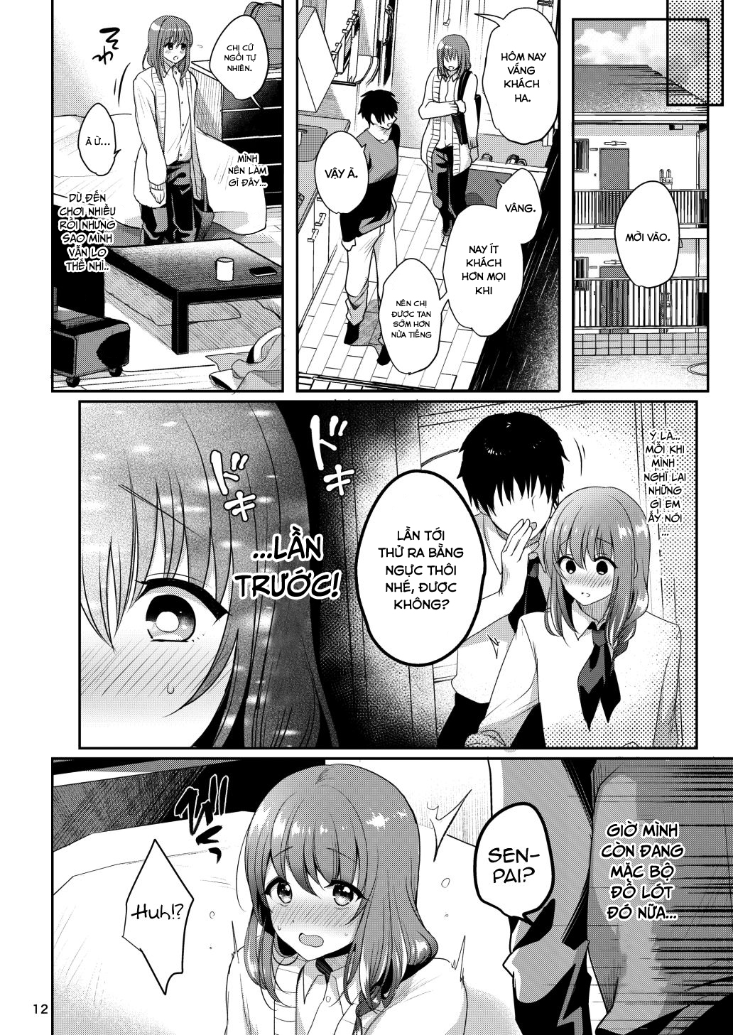 Đọc truyện hentai Senpai no Oppai - Chap 2
