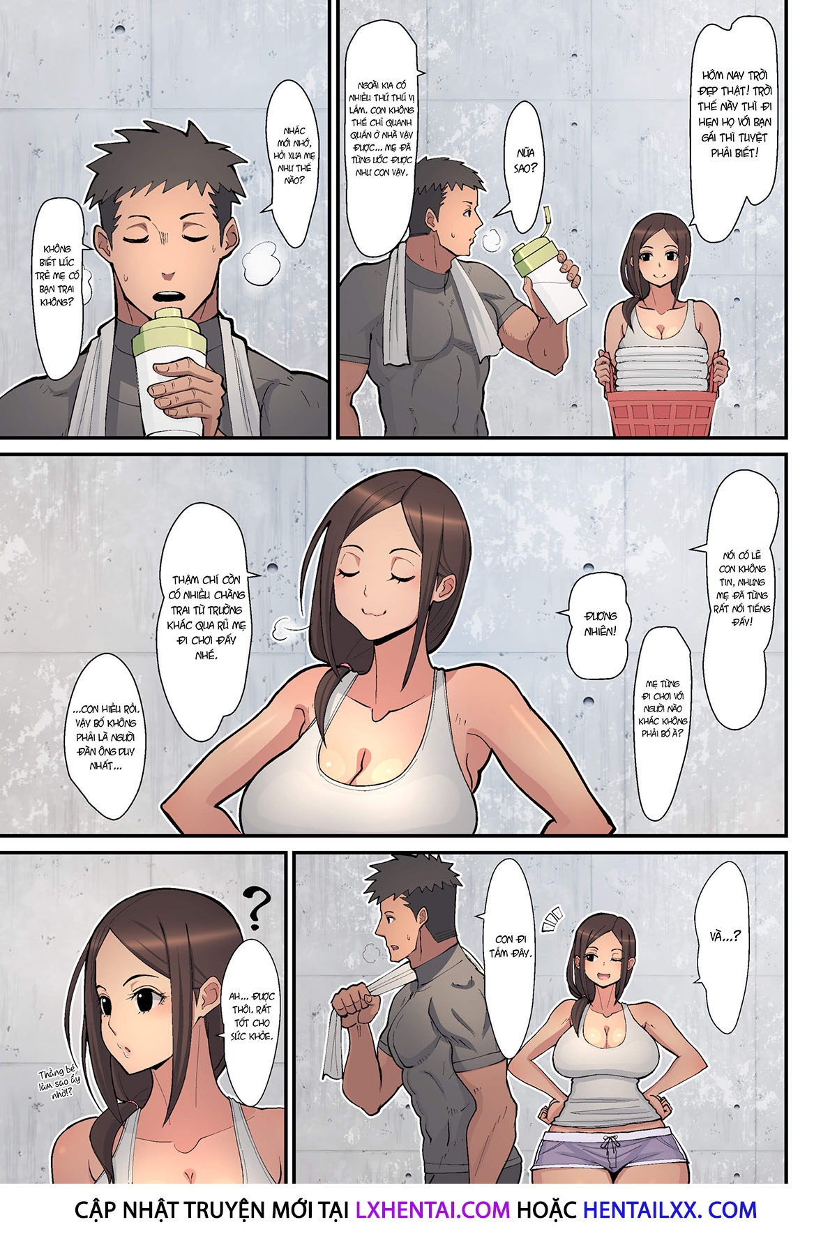 Đọc truyện hentai Haha kara Inbo ni Natta Wake - Oneshot - Không che
