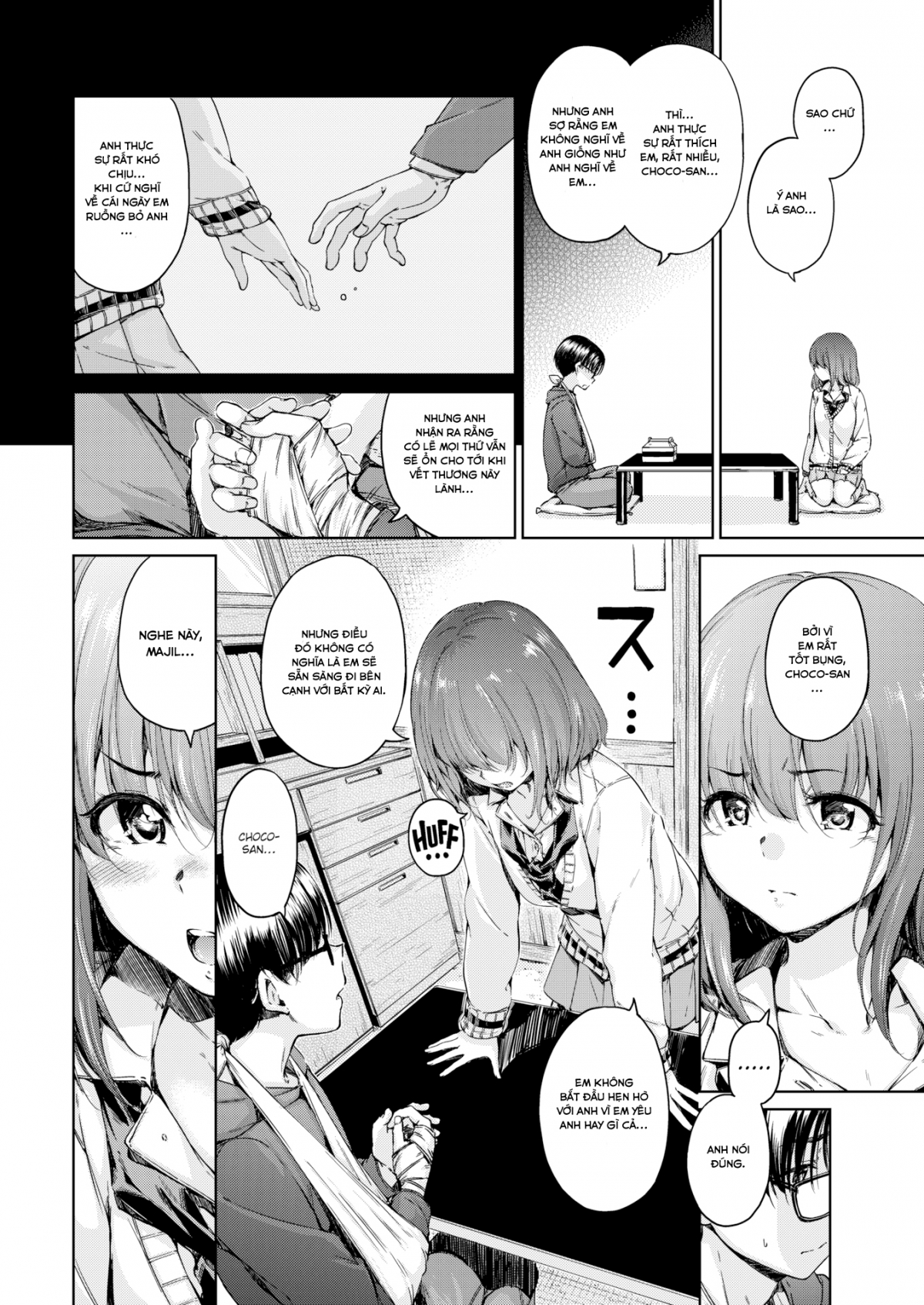 Đọc truyện hentai Tình Yêu Cũng Ngọt Ngào Đăng Đắng Như Sôcôla - Oneshot