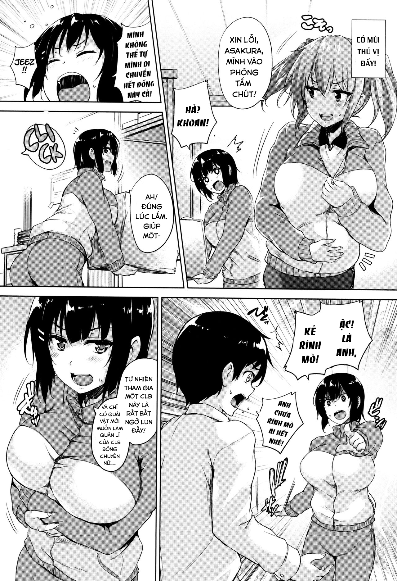 Đọc truyện hentai Only My Oppai Soul - Chap 2