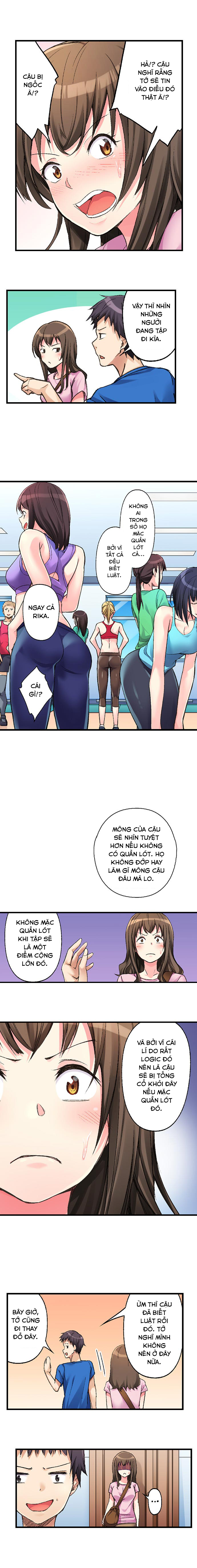 Đọc truyện hentai No Panty Booty Workout! - Chap 1