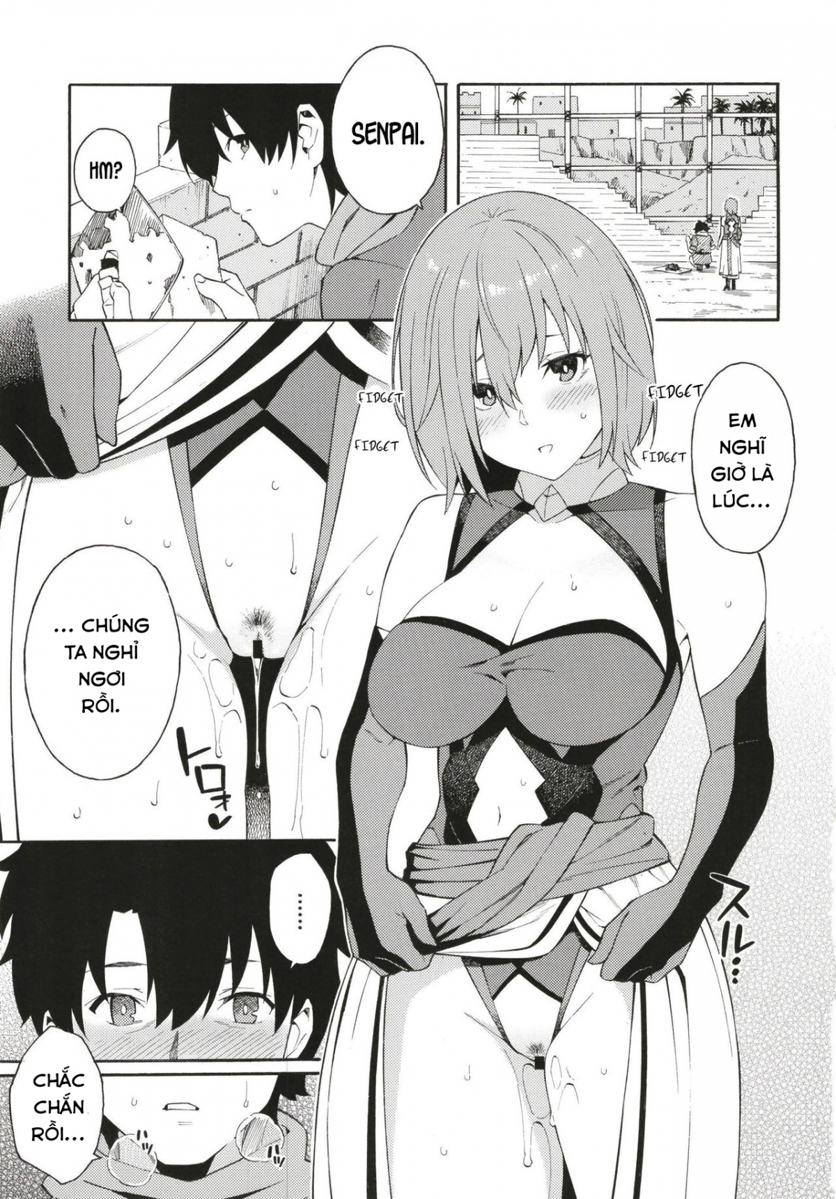 Đọc truyện hentai Senpai to Micchaku Shitai desu - Oneshot
