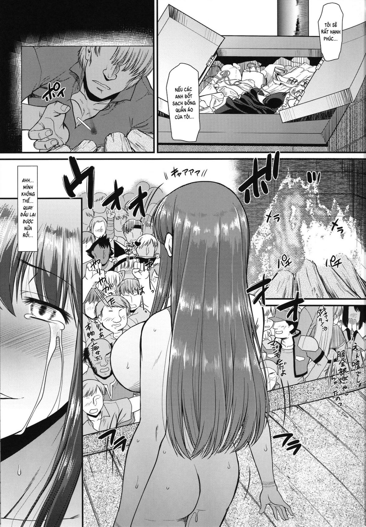 Đọc truyện hentai Roshutsu Kairaku ni Kusshite Mesu Ochi Shita Sugata Minna ni Mirarechatte Watashi Korekara Dousurun daro? - Oneshot