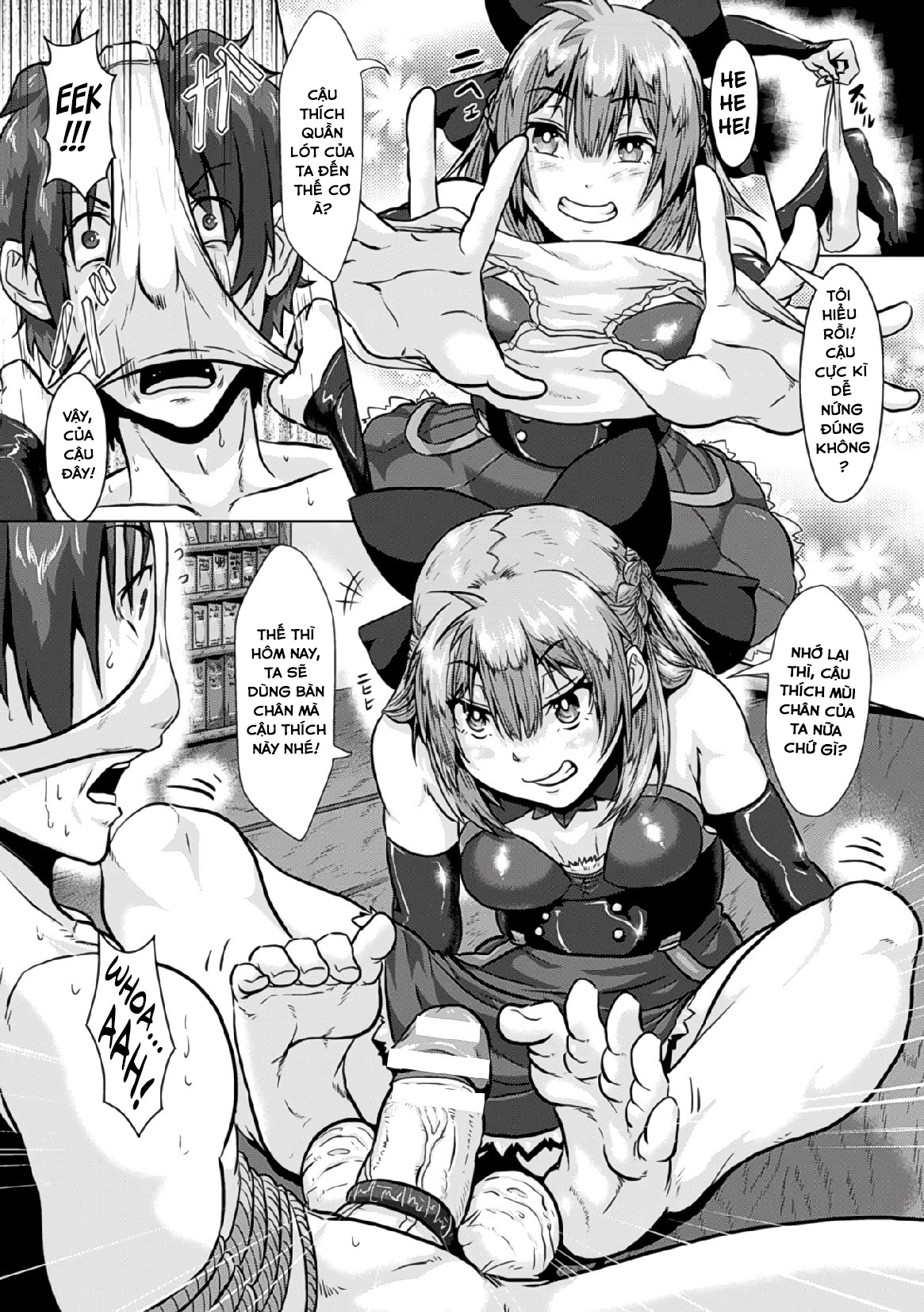 Đọc truyện hentai Binding Balls with Alchemy!? Squeezing Ripe Raw Material Difficulty Level A - Oneshot