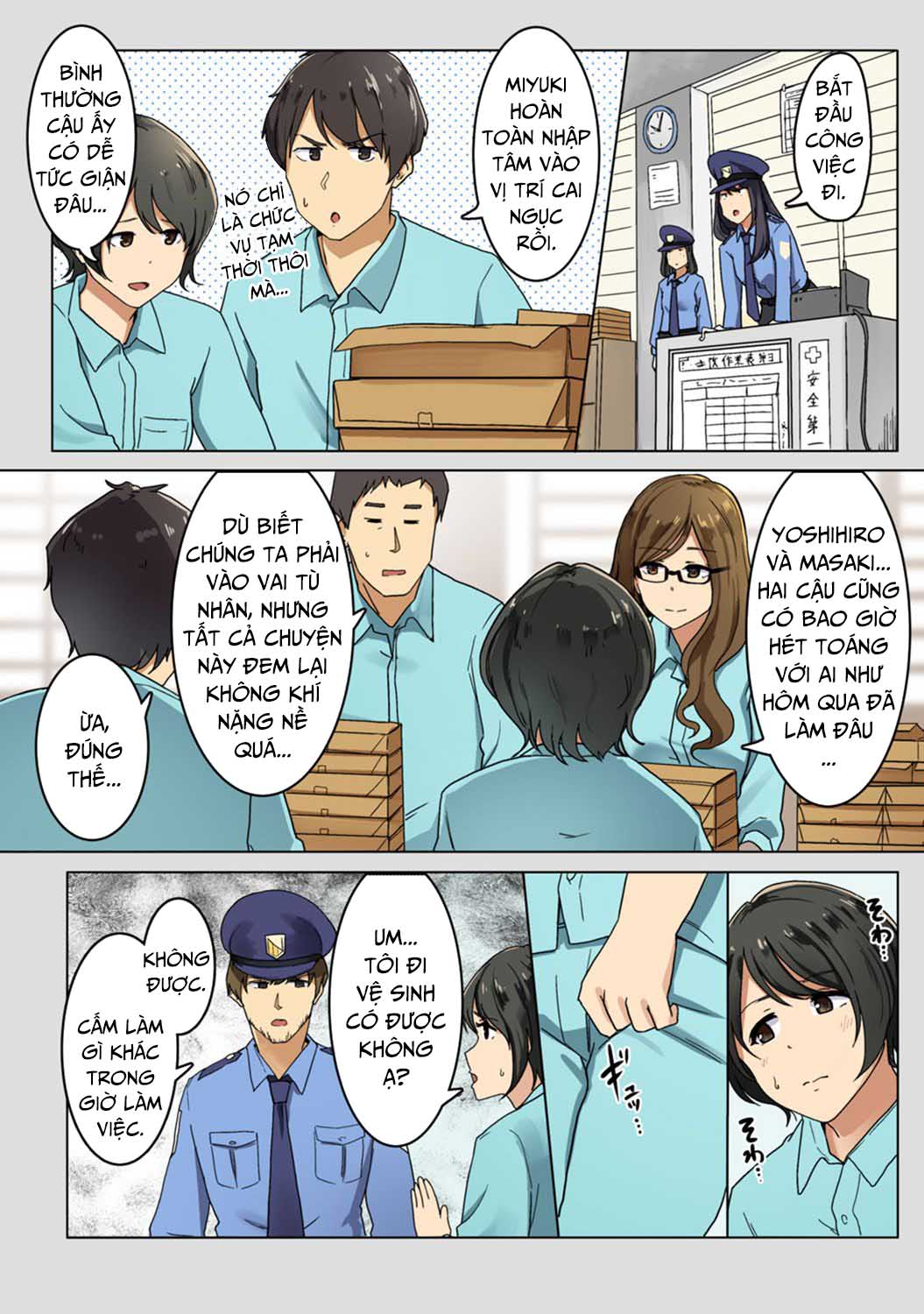 Đọc truyện hentai Kangoku Zemi Kanshu ni Zettai Fukujuu o Shiirarete - Chap 2