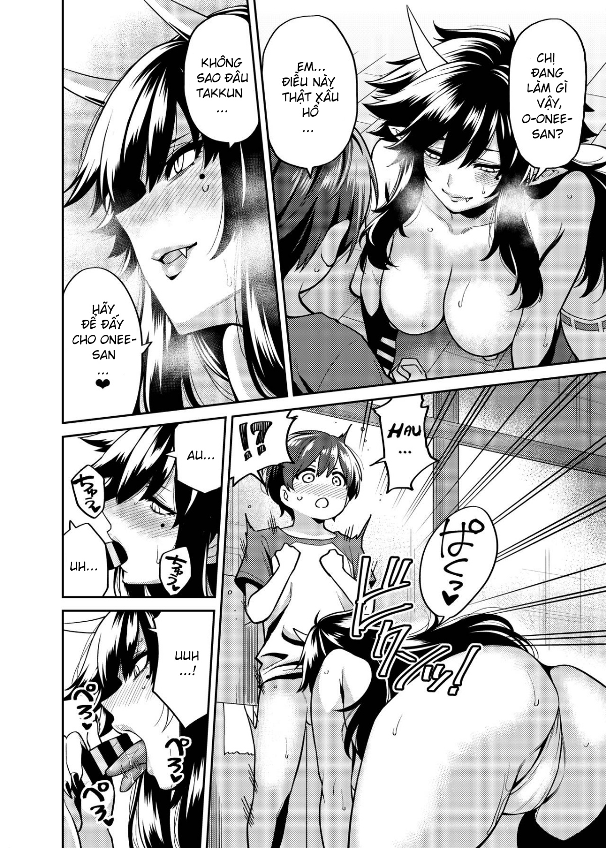 Đọc truyện hentai Takkun and the Oni Onee-san - Oneshot