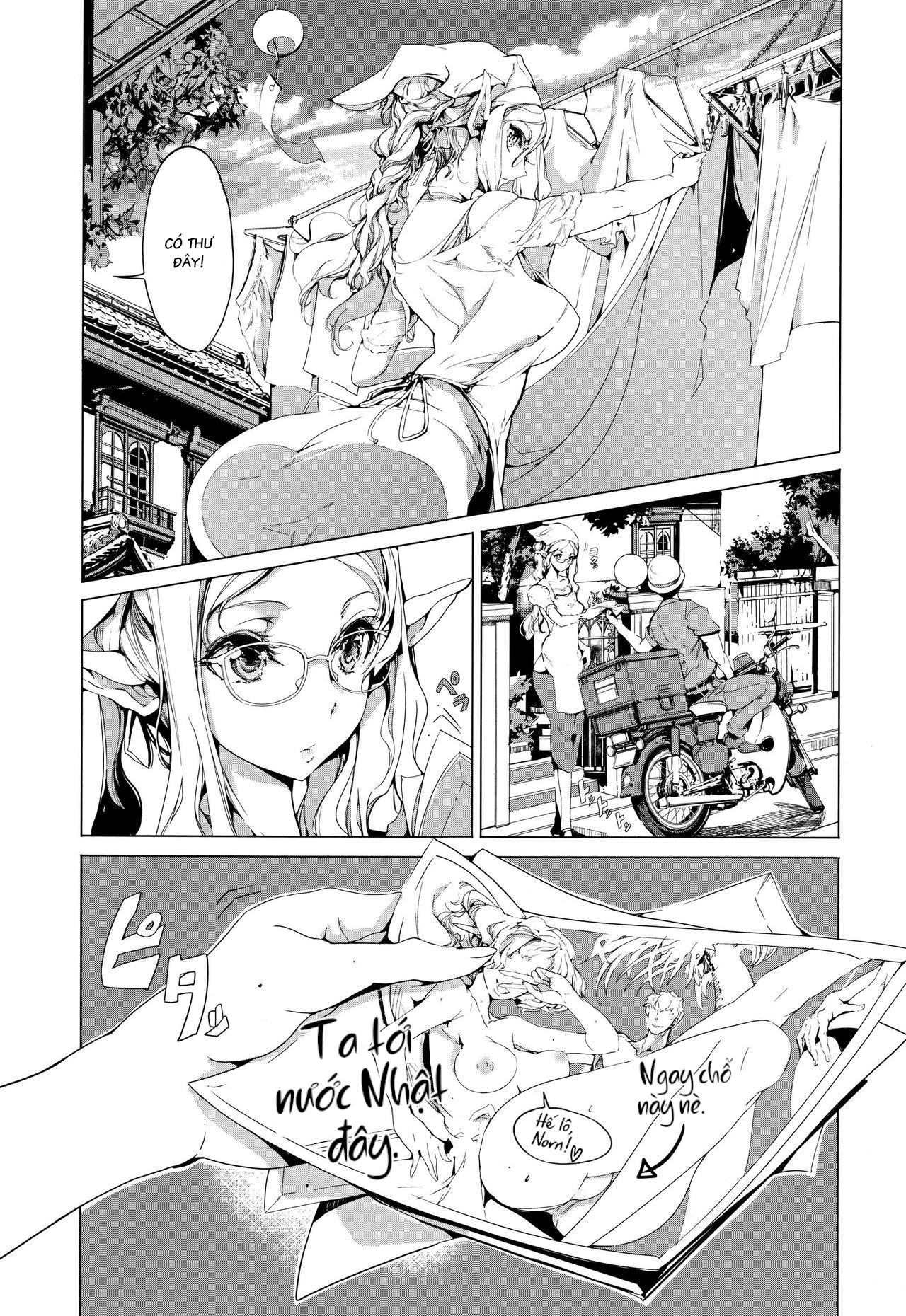 Đọc truyện hentai Cô Vợ Yêu Tinh - Chap 2