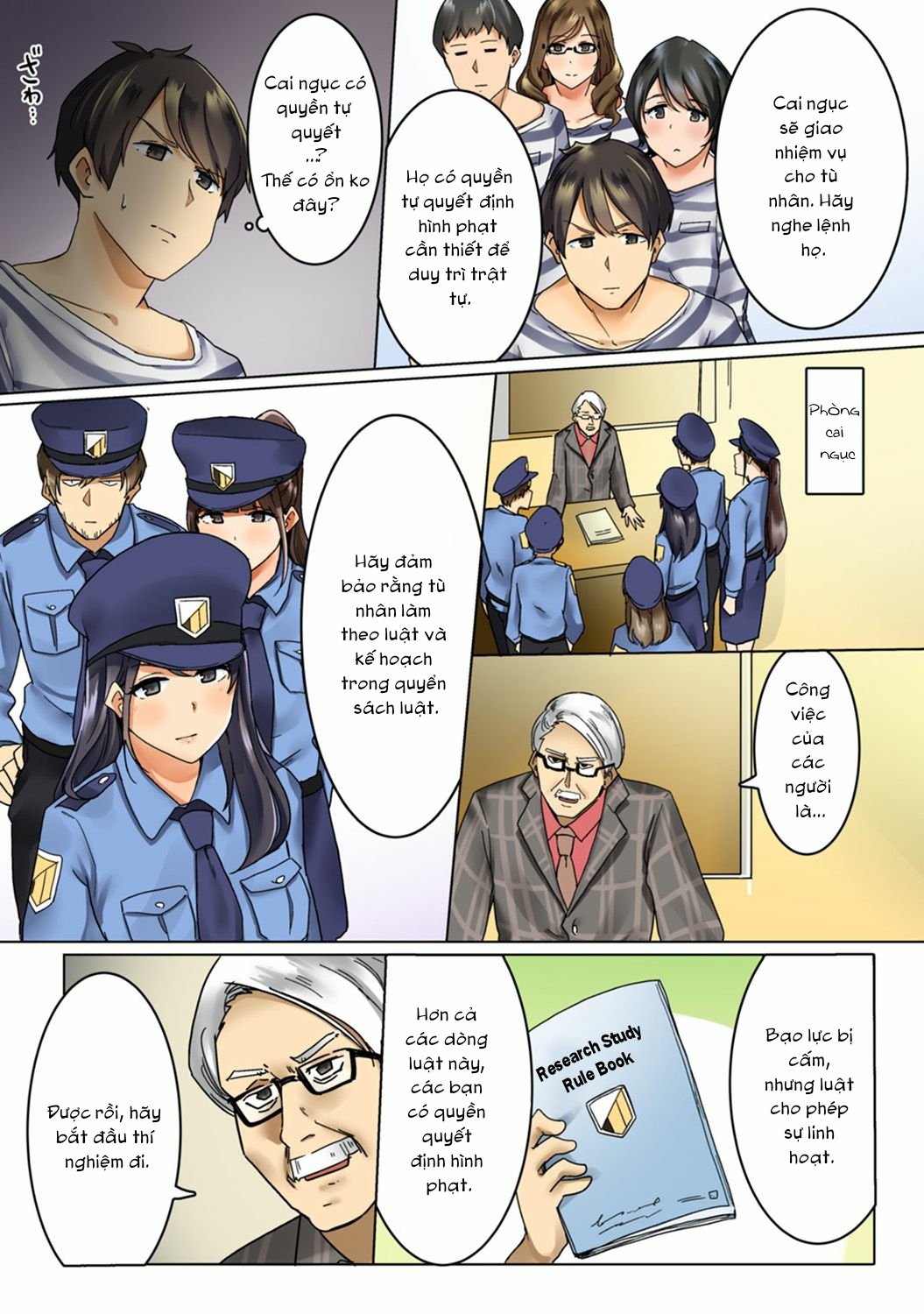 Đọc truyện hentai Kangoku Zemi Kanshu ni Zettai Fukujuu o Shiirarete - Chap 1