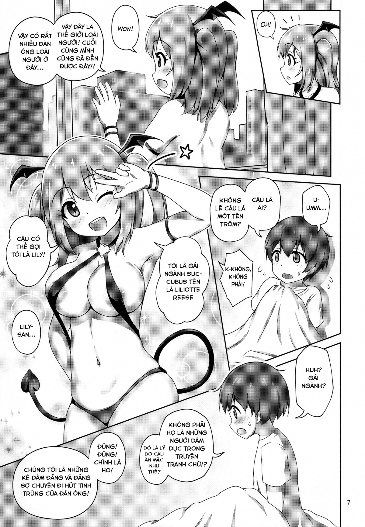 Đọc truyện hentai Cô gái quỷ succusbus Liliotte - Oneshot