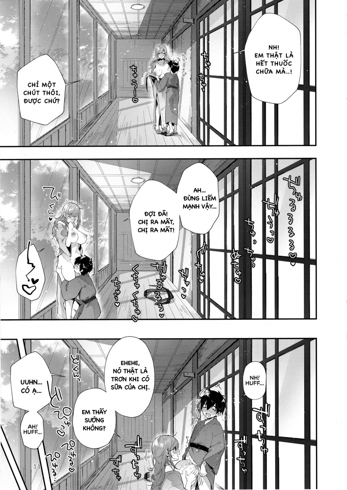 Đọc truyện hentai Suối Nước Nóng và Bầu Sữa Ngọt Ngào! - Oneshot