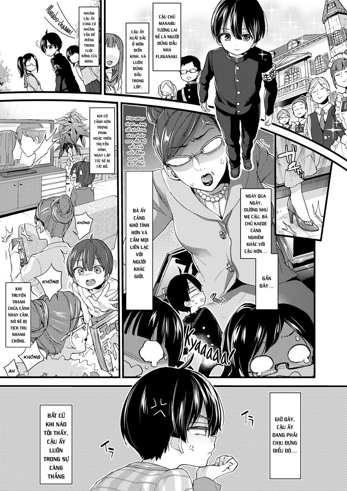 Đọc truyện hentai Master manabu has hit puberty - Oneshot