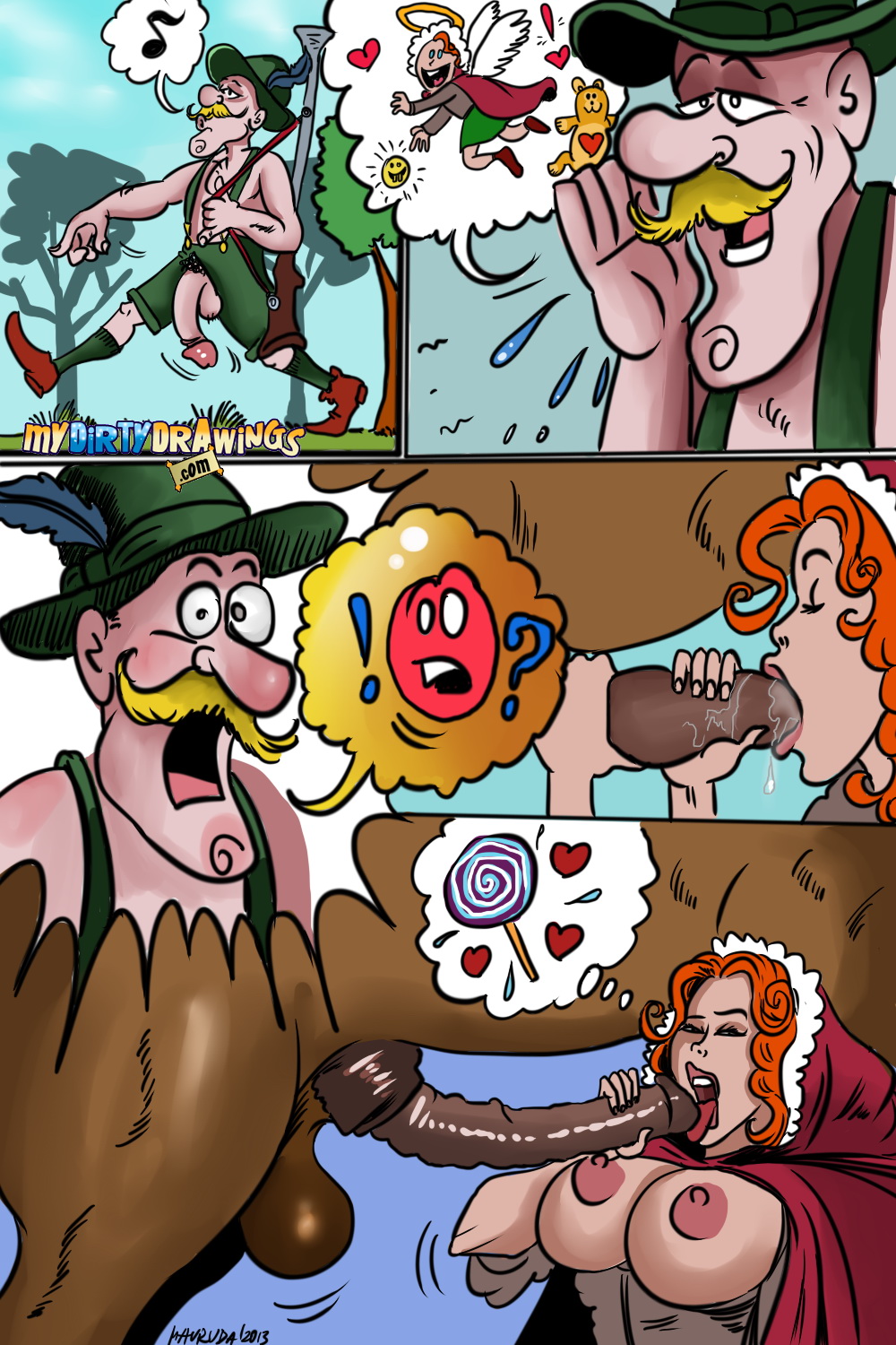 Đọc truyện hentai Red Riding Hoe - Artist CG