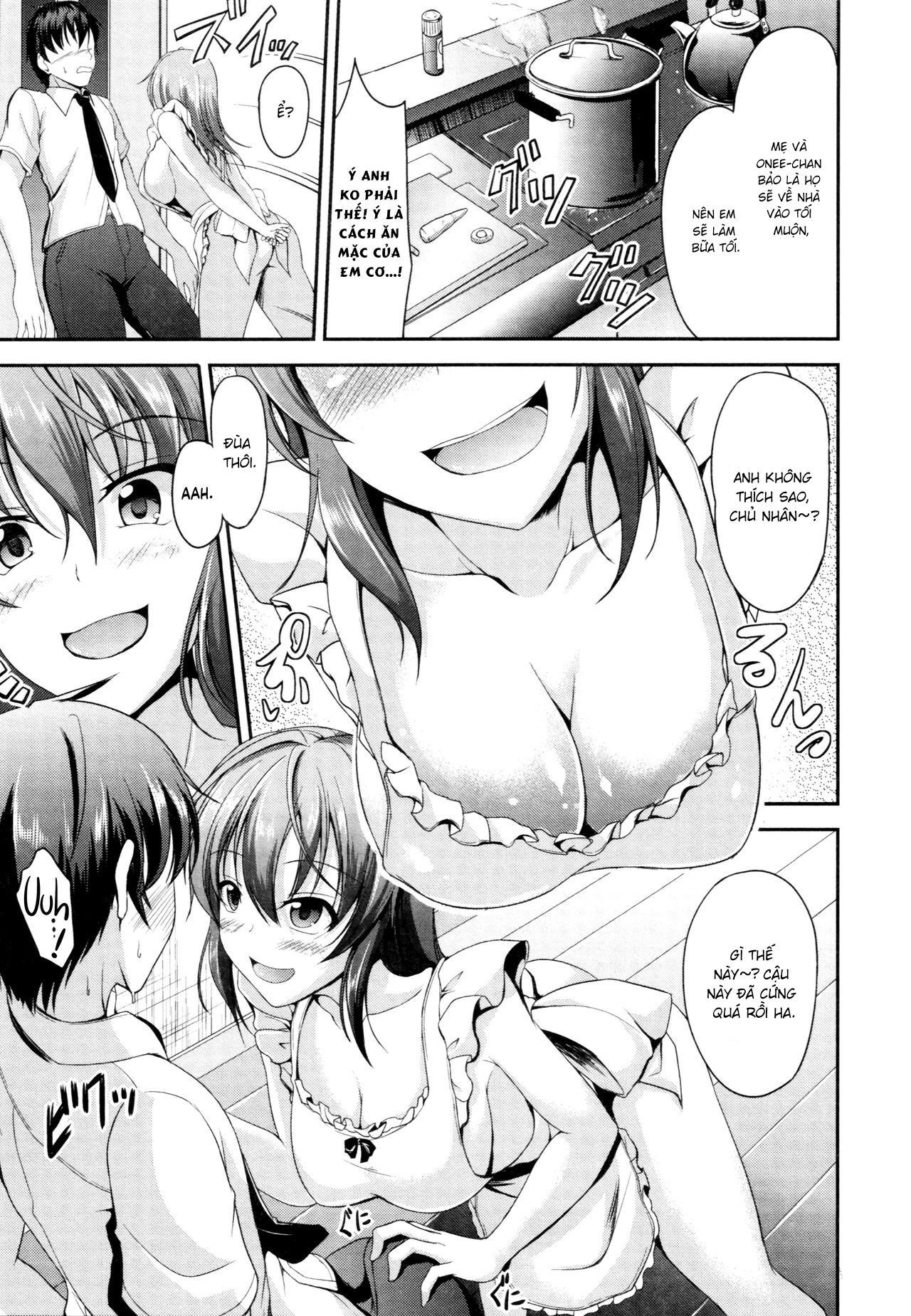 Đọc truyện hentai Sisters Sandwich - Chap 3