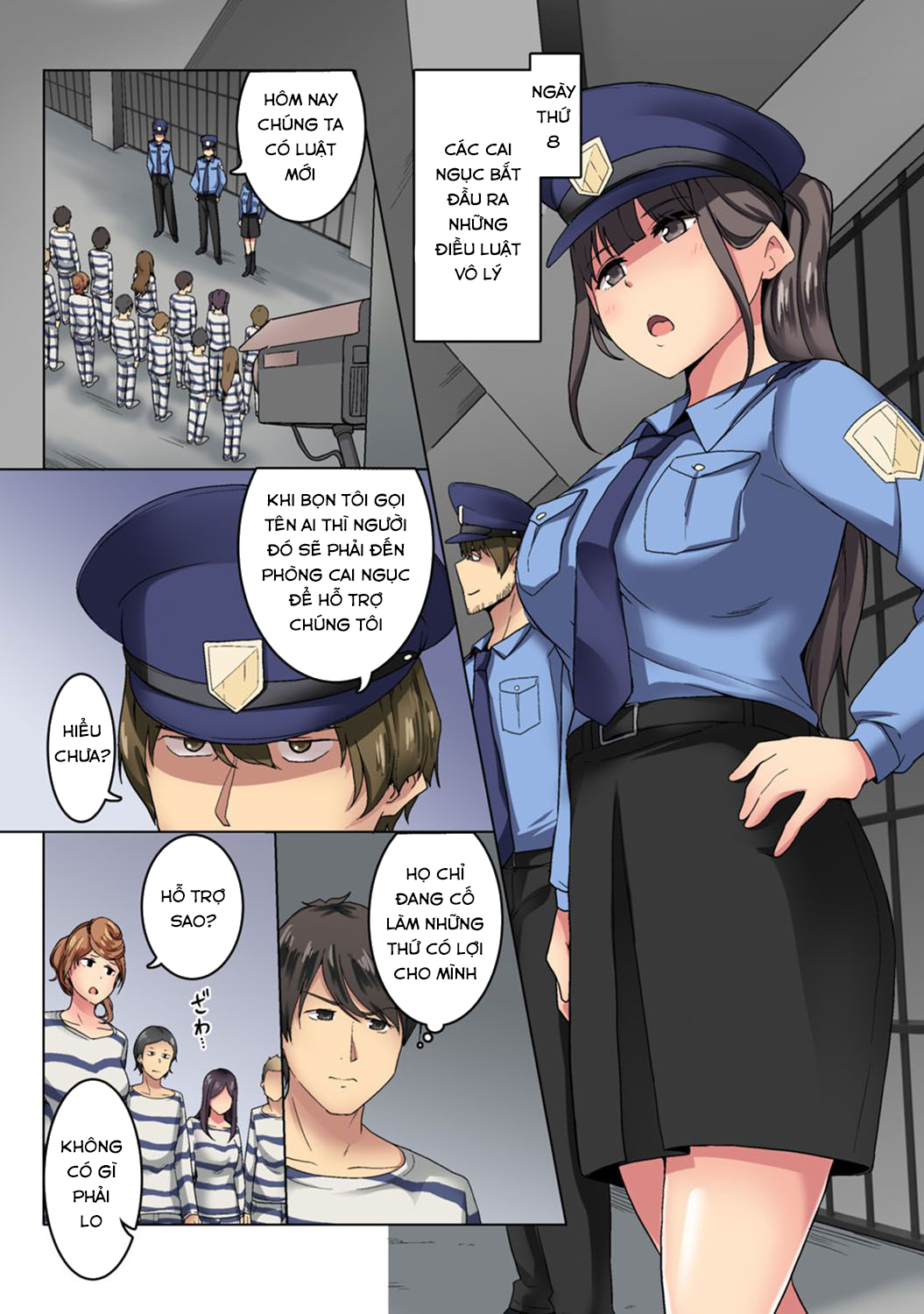 Đọc truyện hentai Kangoku Zemi Kanshu ni Zettai Fukujuu o Shiirarete - Chap 4