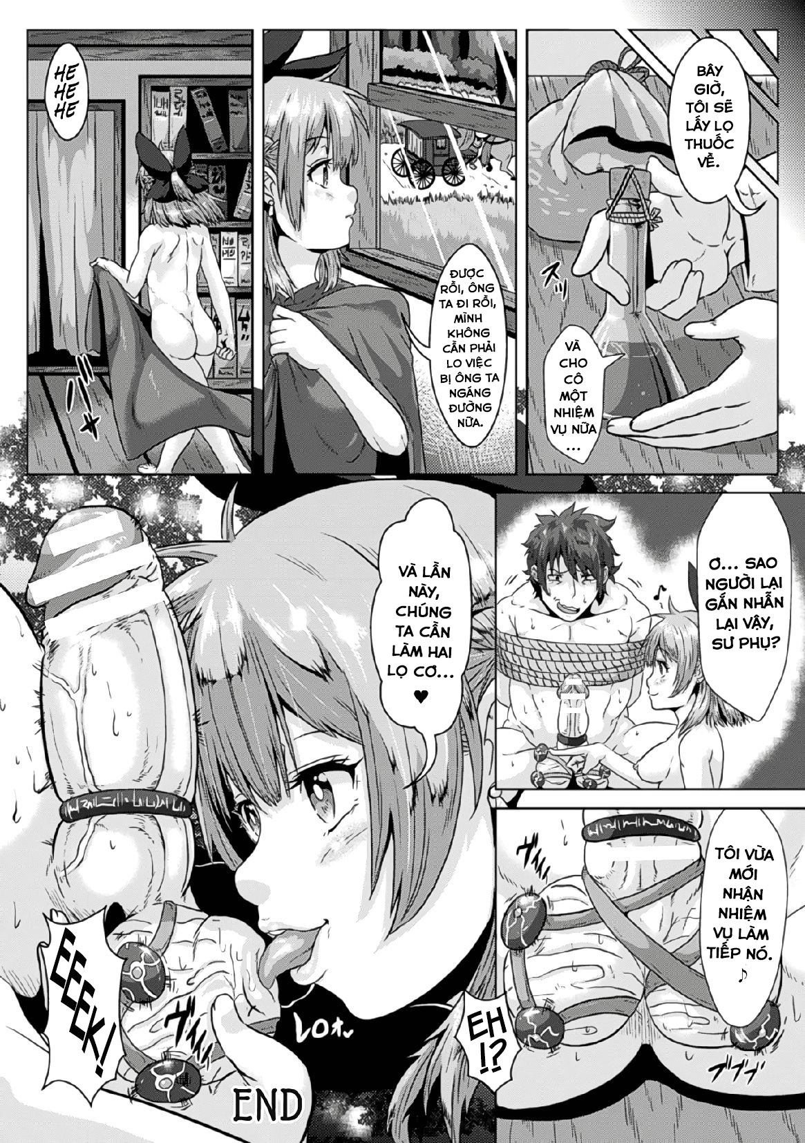 Đọc truyện hentai Binding Balls with Alchemy!? Squeezing Ripe Raw Material Difficulty Level A - Oneshot