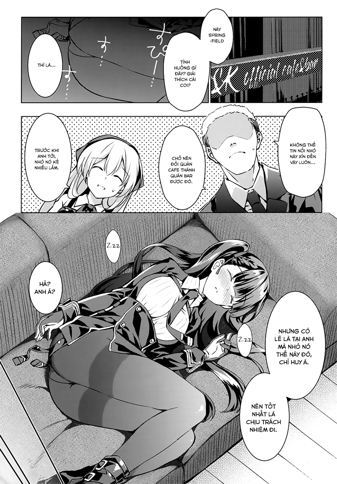 Đọc truyện hentai Sunao na Kanojo to Hetare Shikikan (Girls' Frontline) - Oneshot